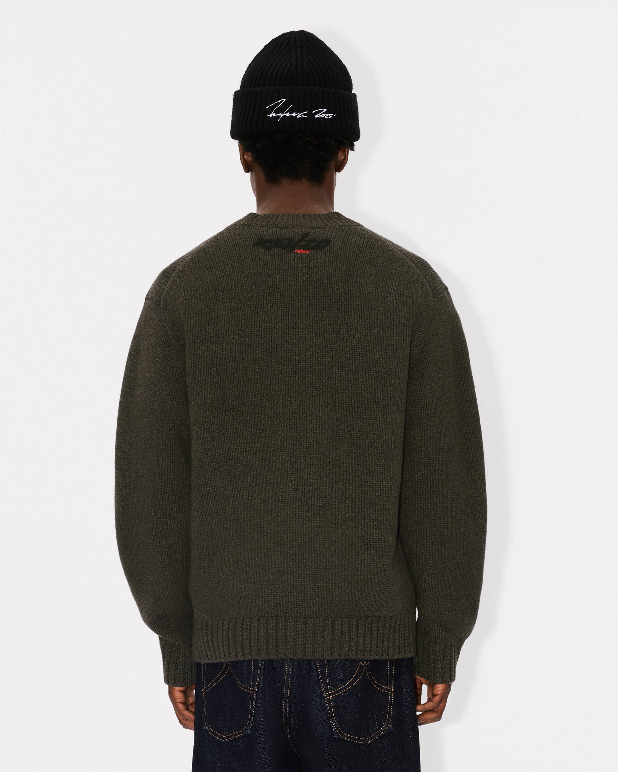 'Kenzo x Futura 2000' embroidered knitted jumper wool