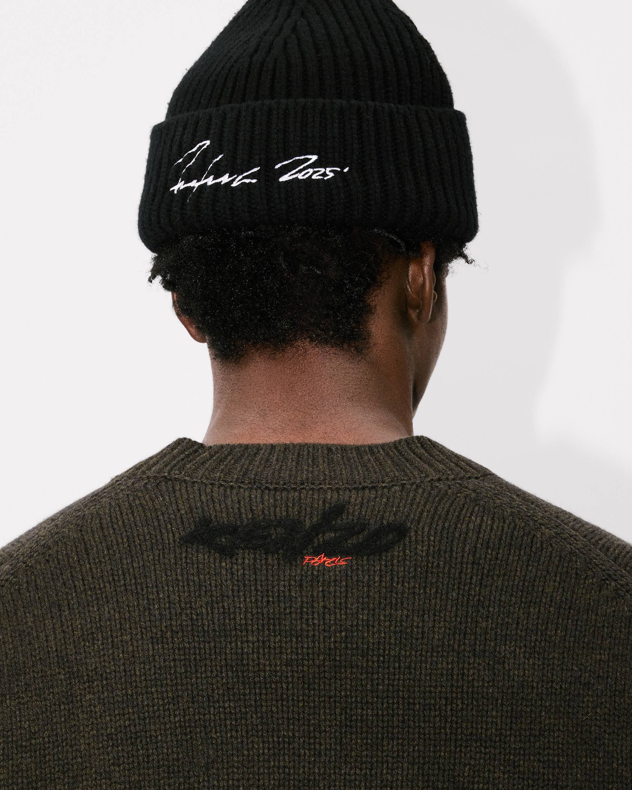 'Kenzo x Futura 2000' embroidered knitted jumper wool