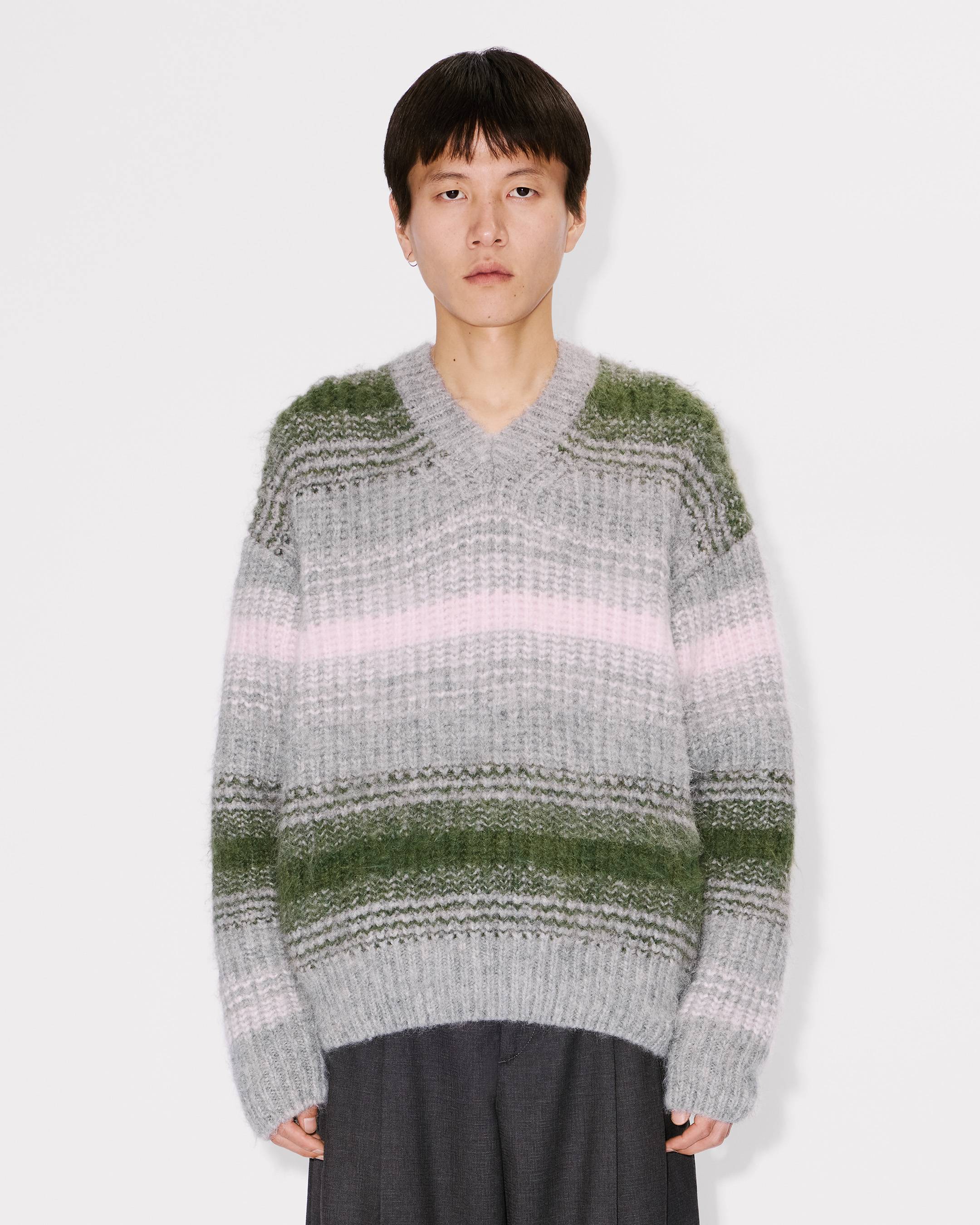 'KENZO Speed Stripe' jumper in mixed alpaca wool