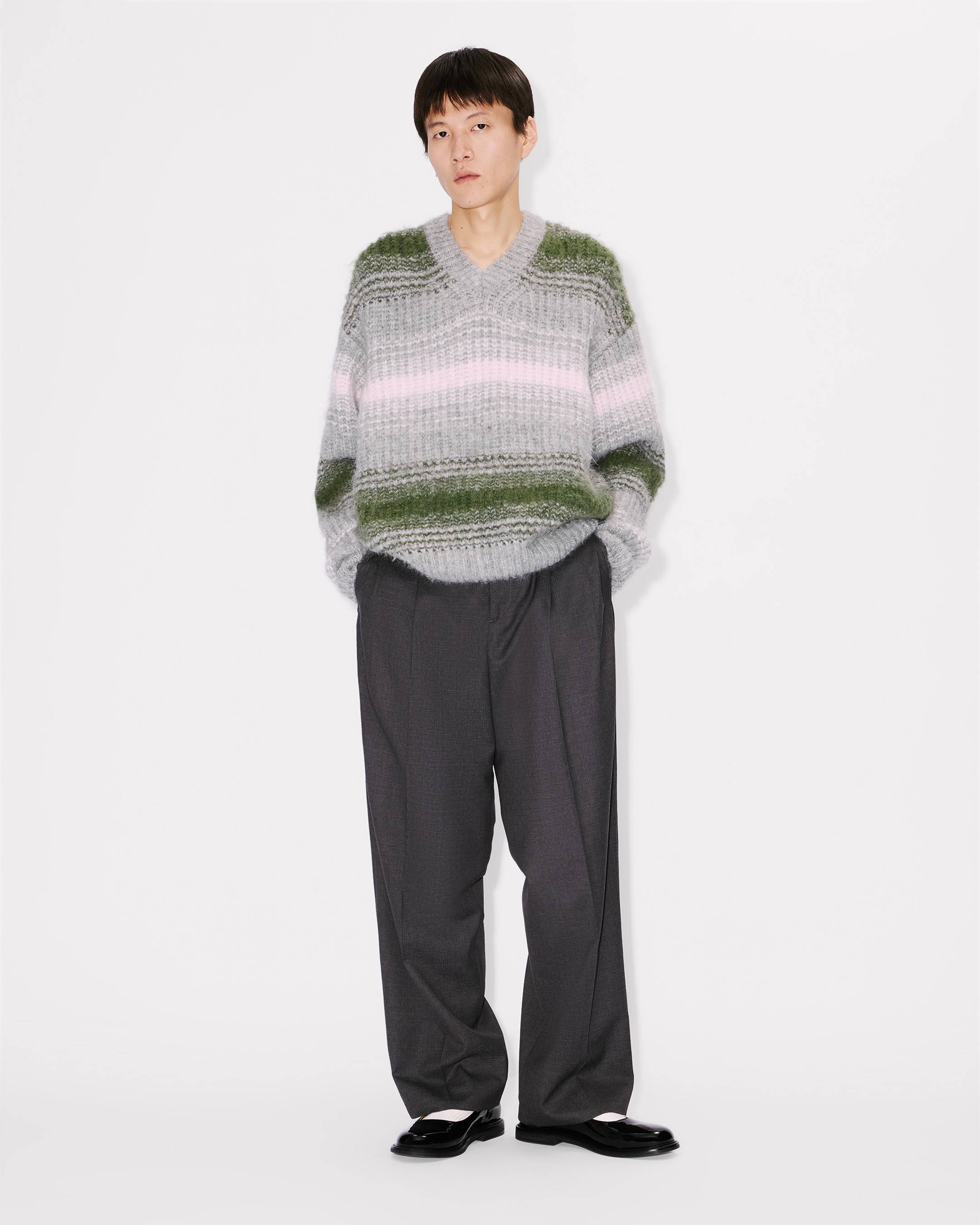 'KENZO Speed Stripe' jumper in mixed alpaca wool