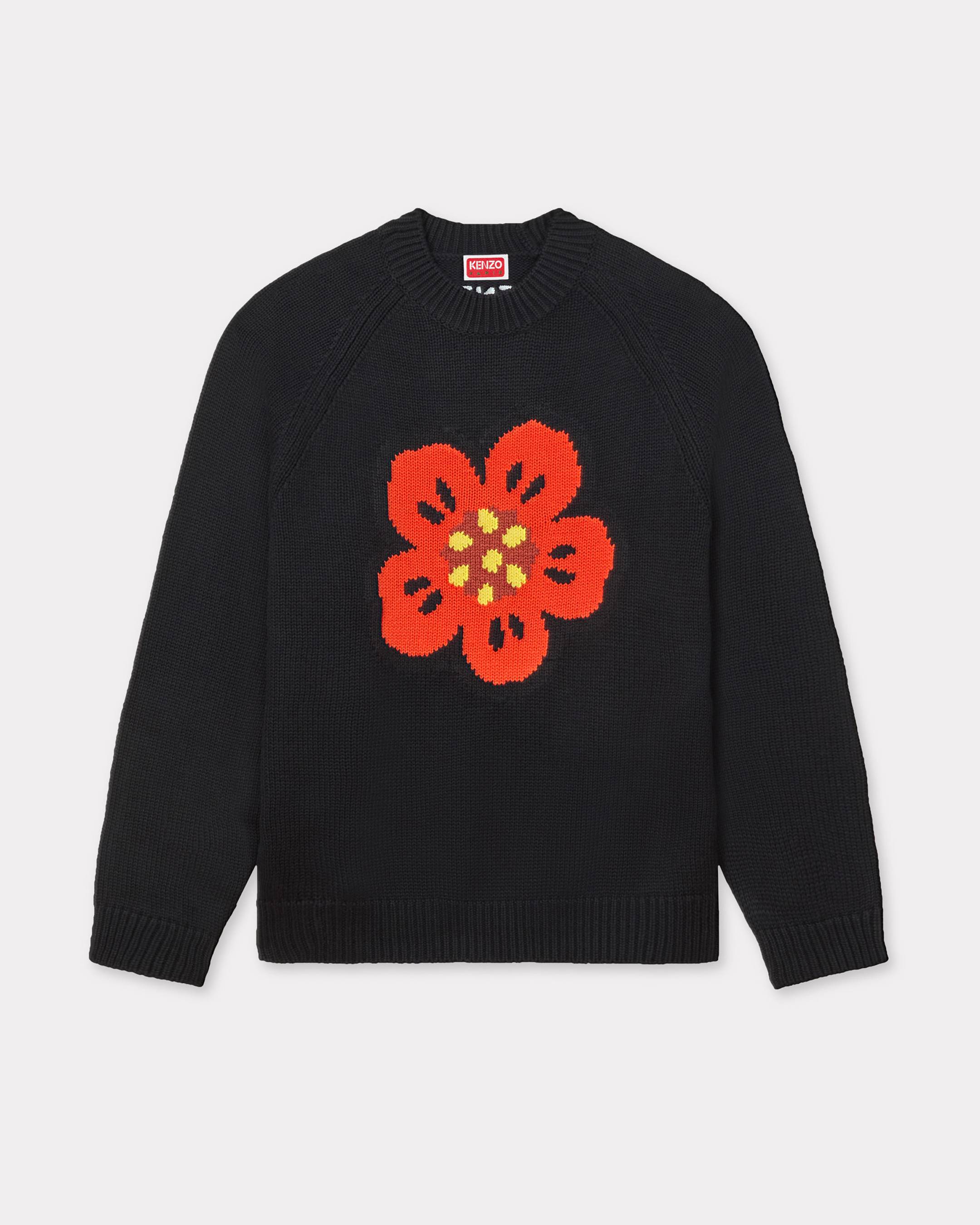 'Boke Flower' jumper in cotton wool