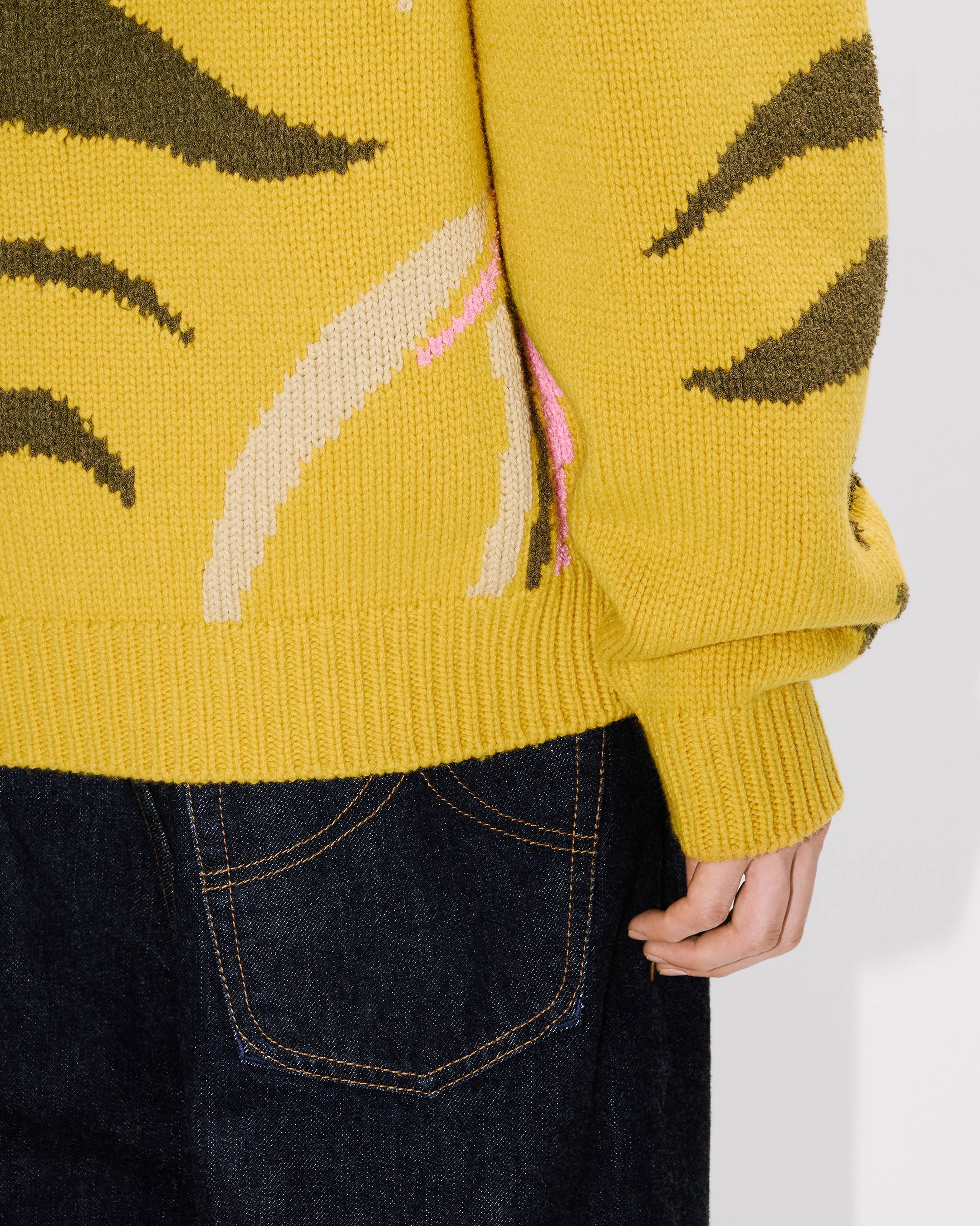 'KENZO Pachinko' embroidered jumper in wool cotton