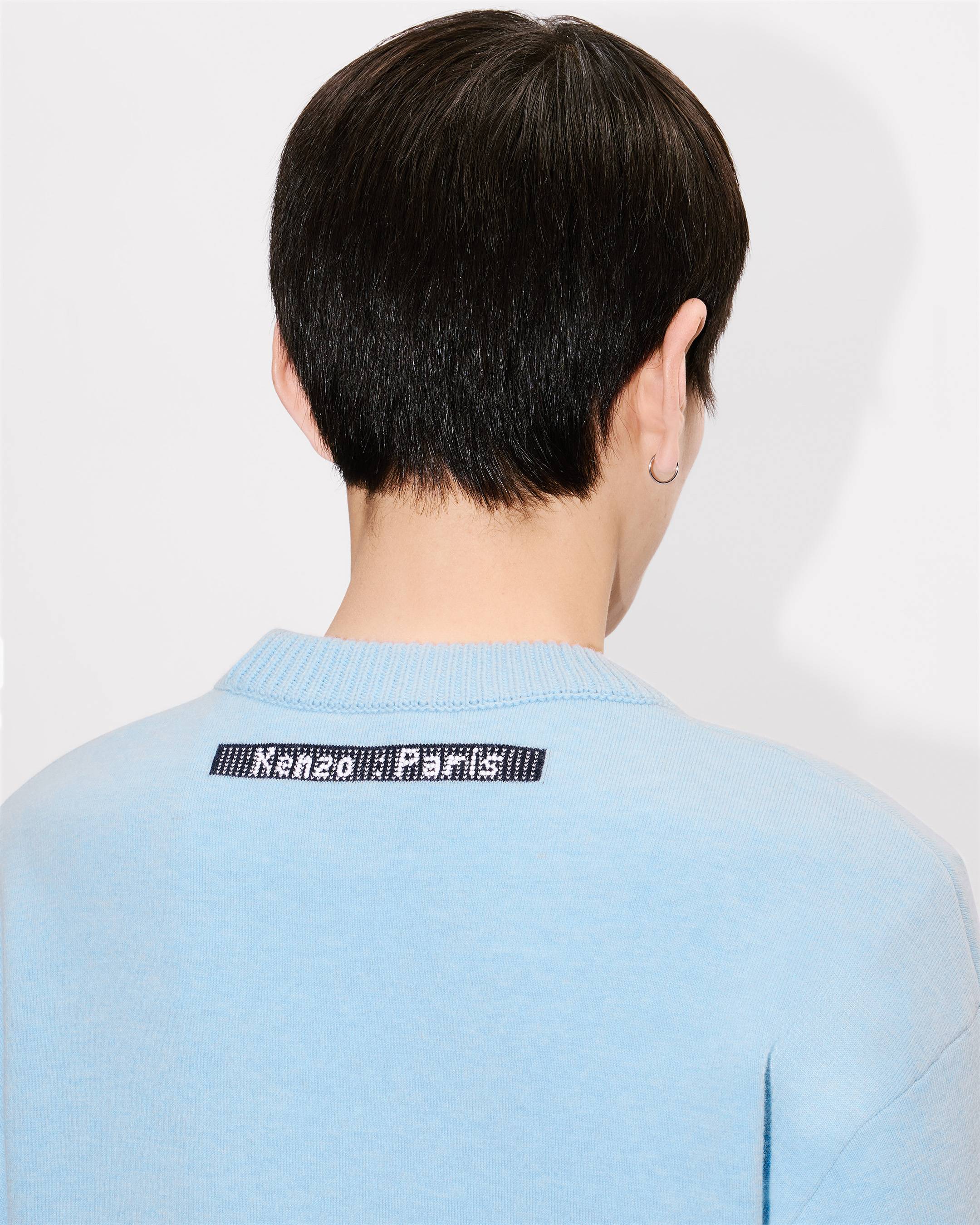 'KENZO City' embroidered jumper in cotton wool