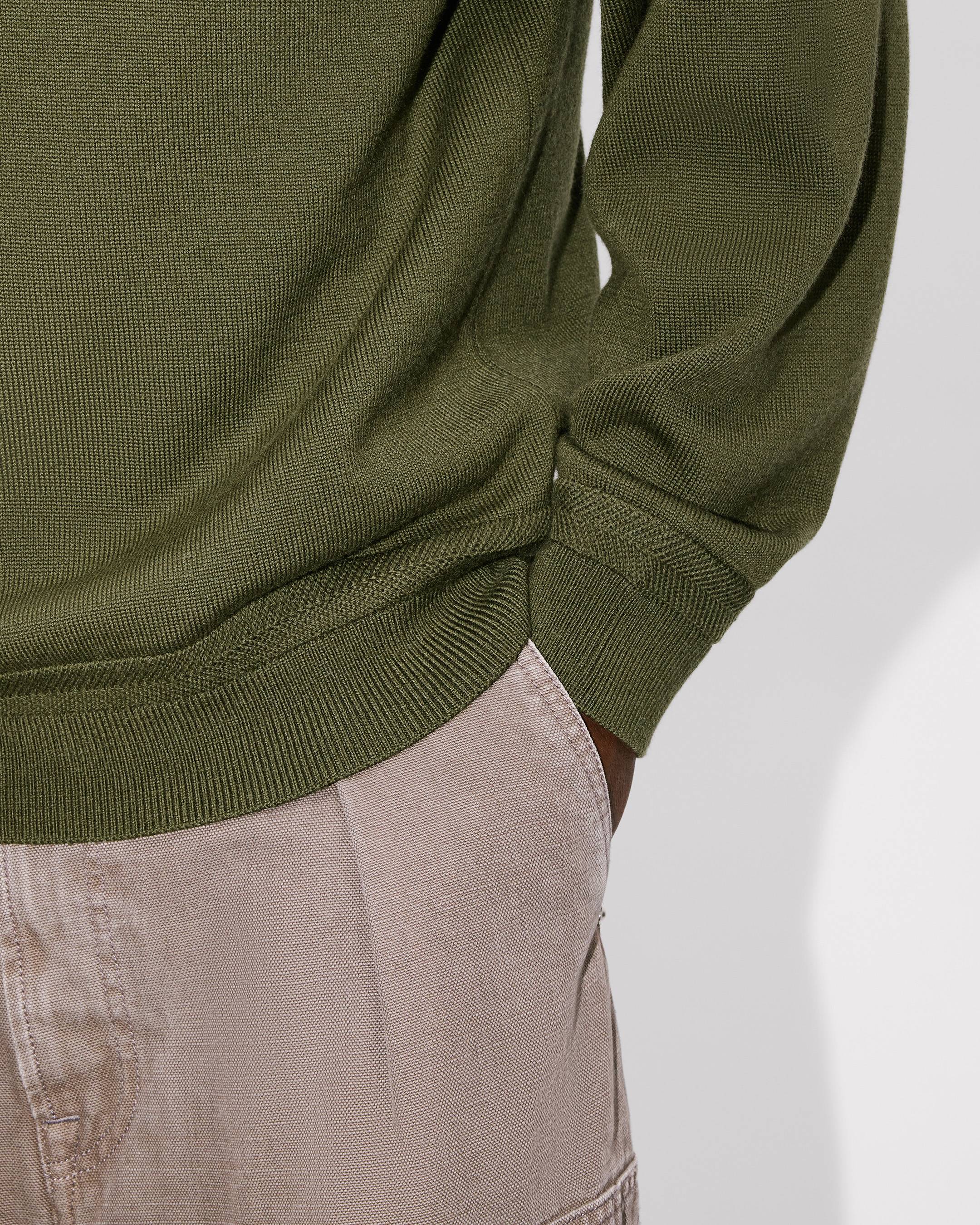 'Boke Flower' embroidered jumper Merino wool