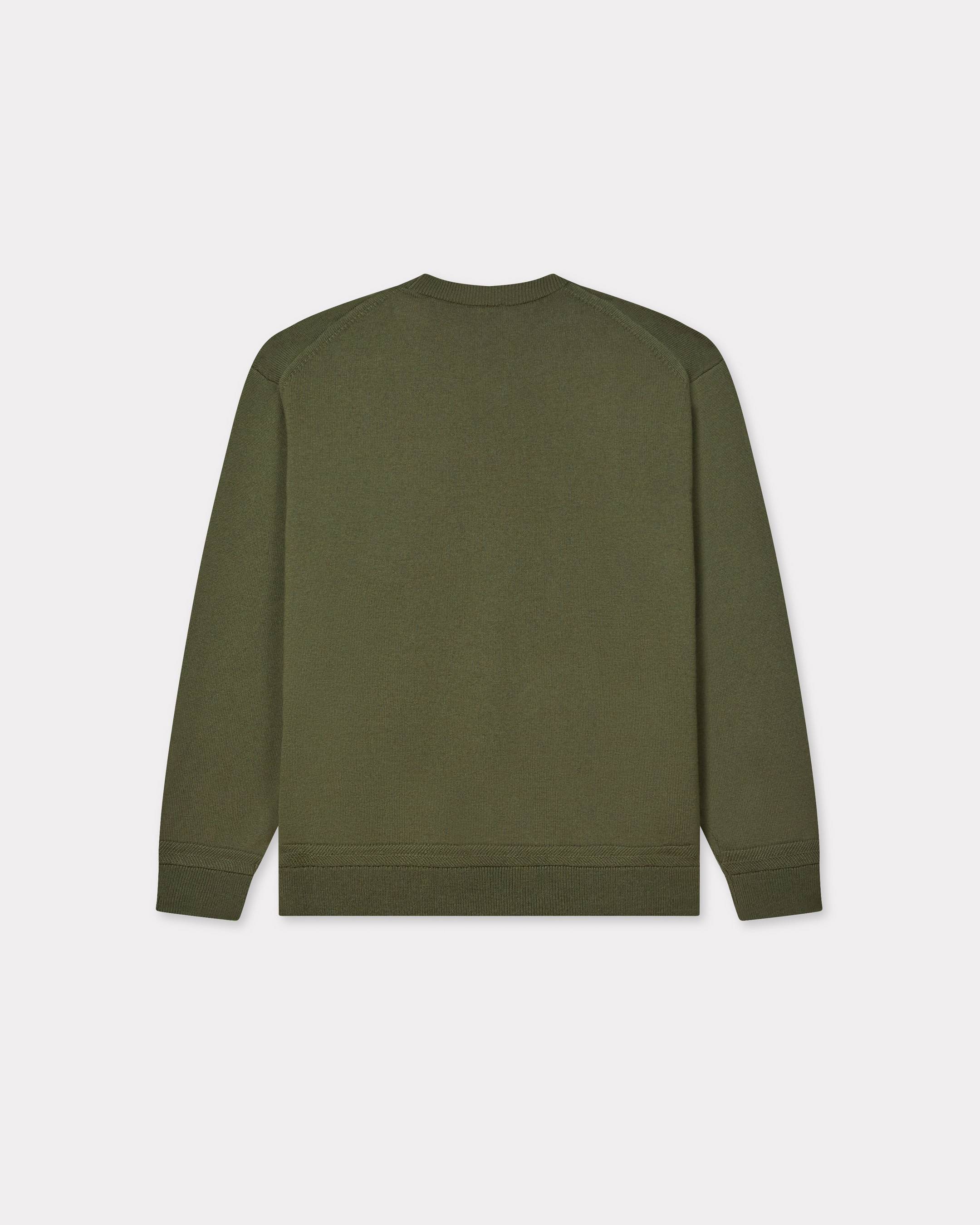 'Boke Flower' embroidered jumper Merino wool