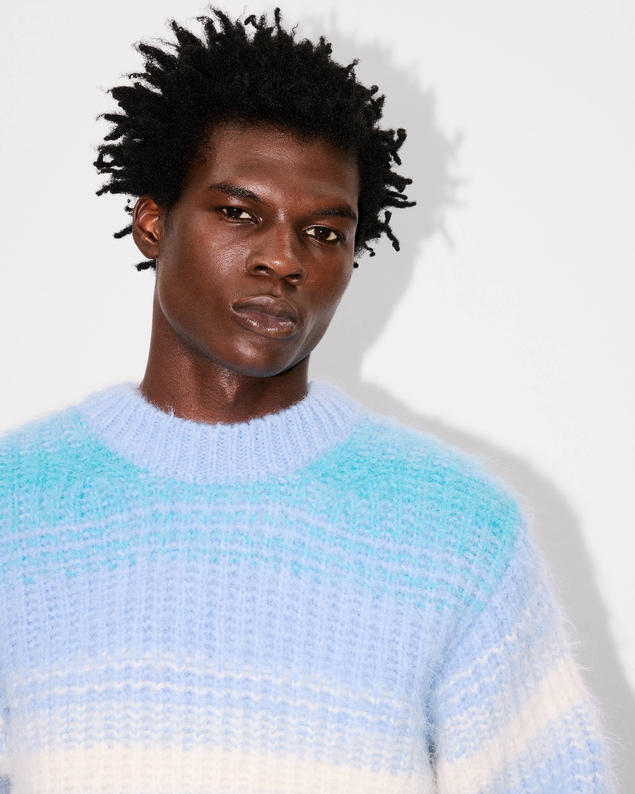 'KENZO Speed Stripe' jumper in mixed alpaca wool