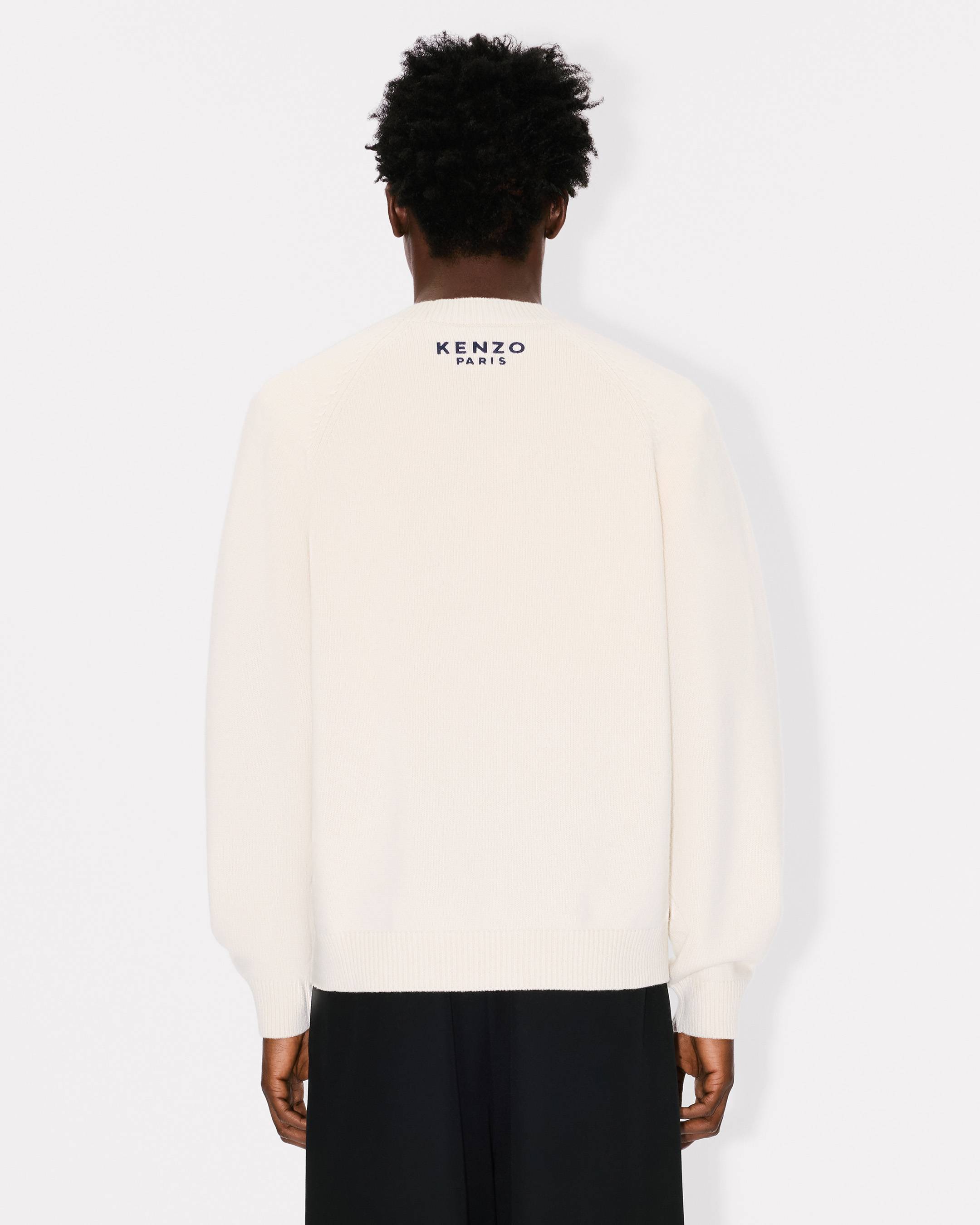 'Boke Flower' embroidered jumper in wool