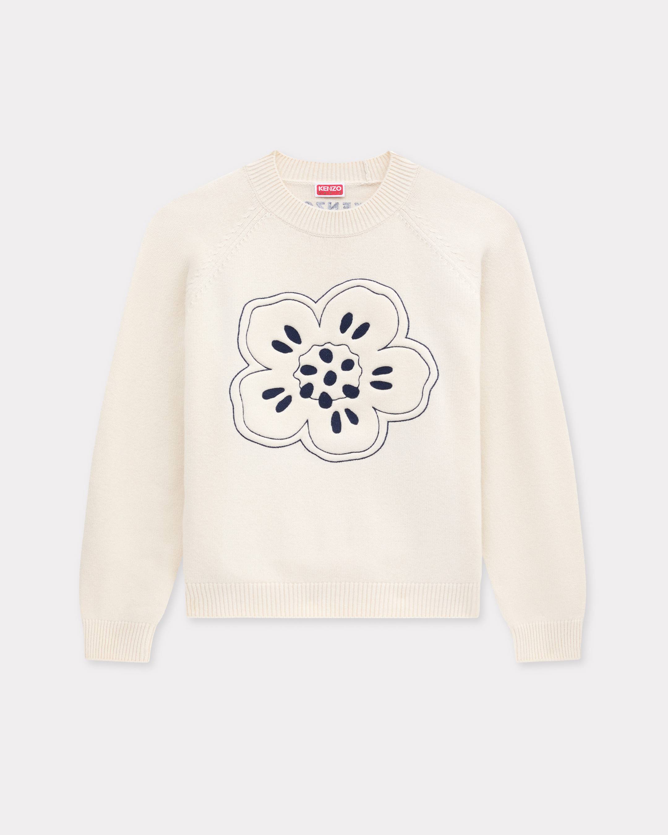 Boke Flower' embroidered jumper wool