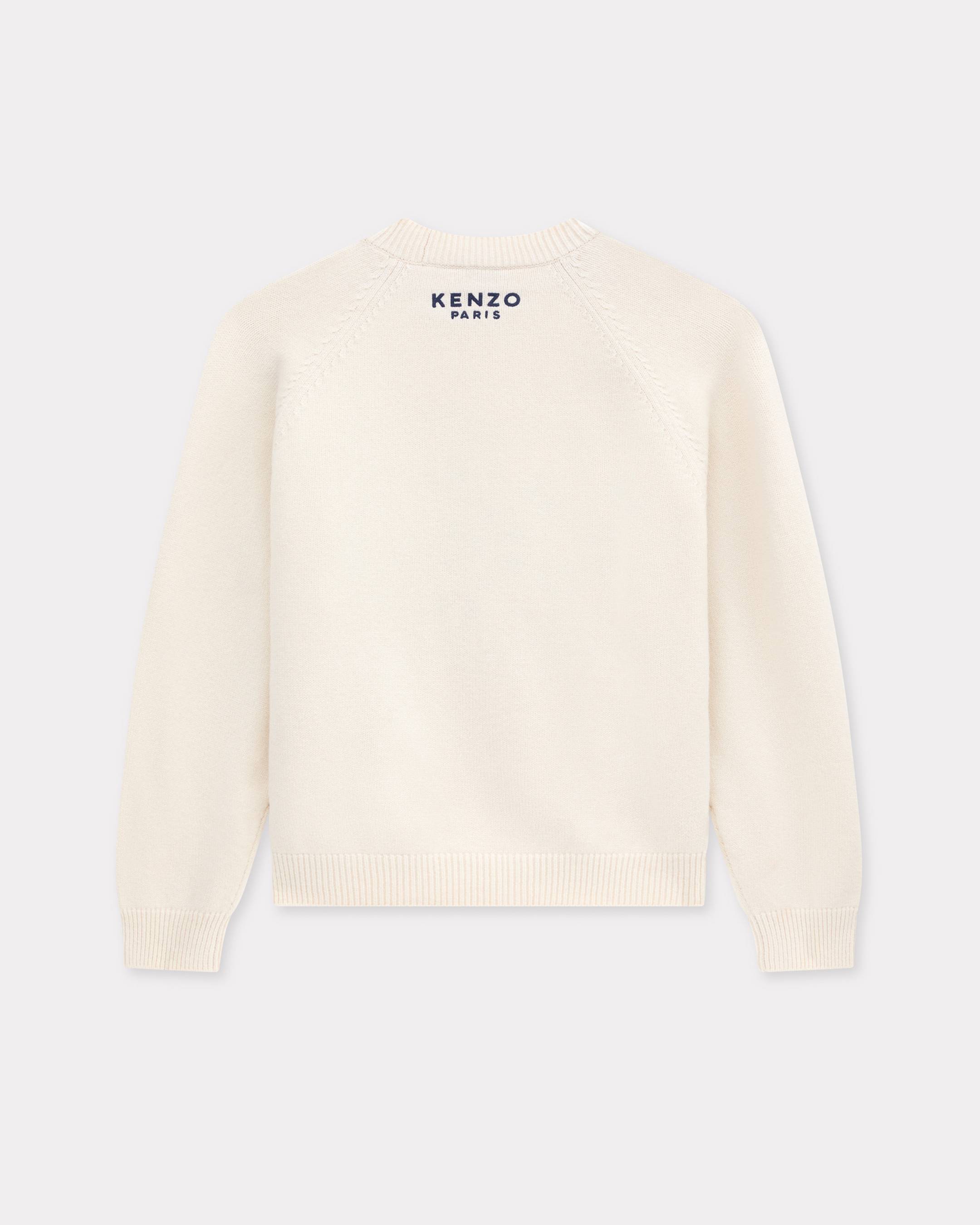 'Boke Flower' embroidered jumper in wool