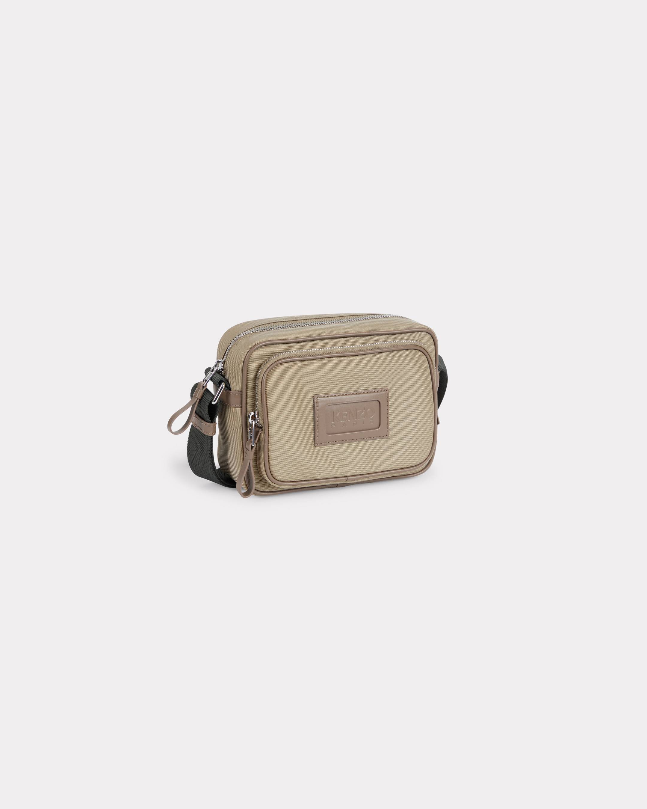 KENZO ' Kommuter' Crossbody Bag, Man, Beige, Size One, Leather
