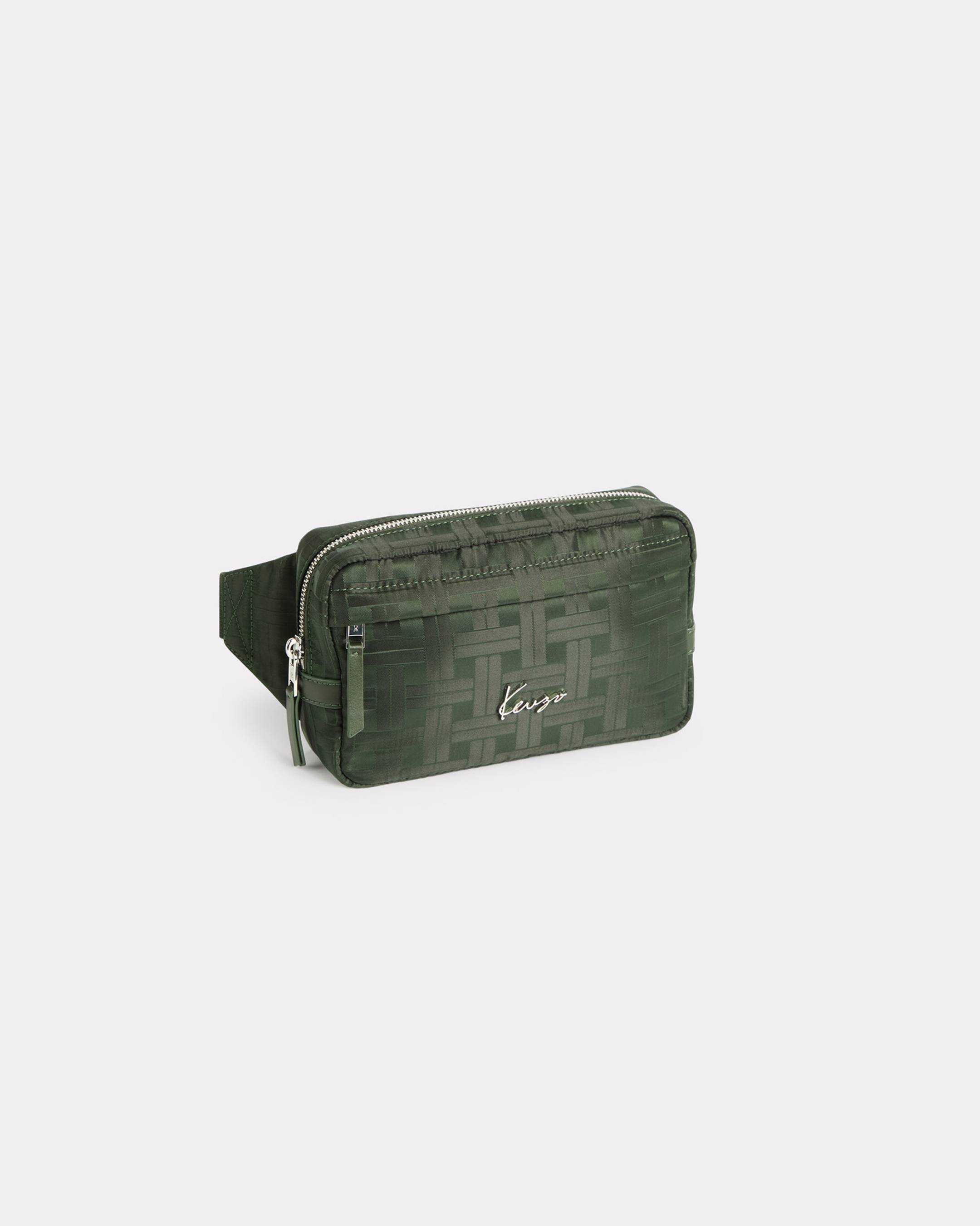 KENZO ' Mura' Belt Bag, Man, Dark Khaki, Polyester