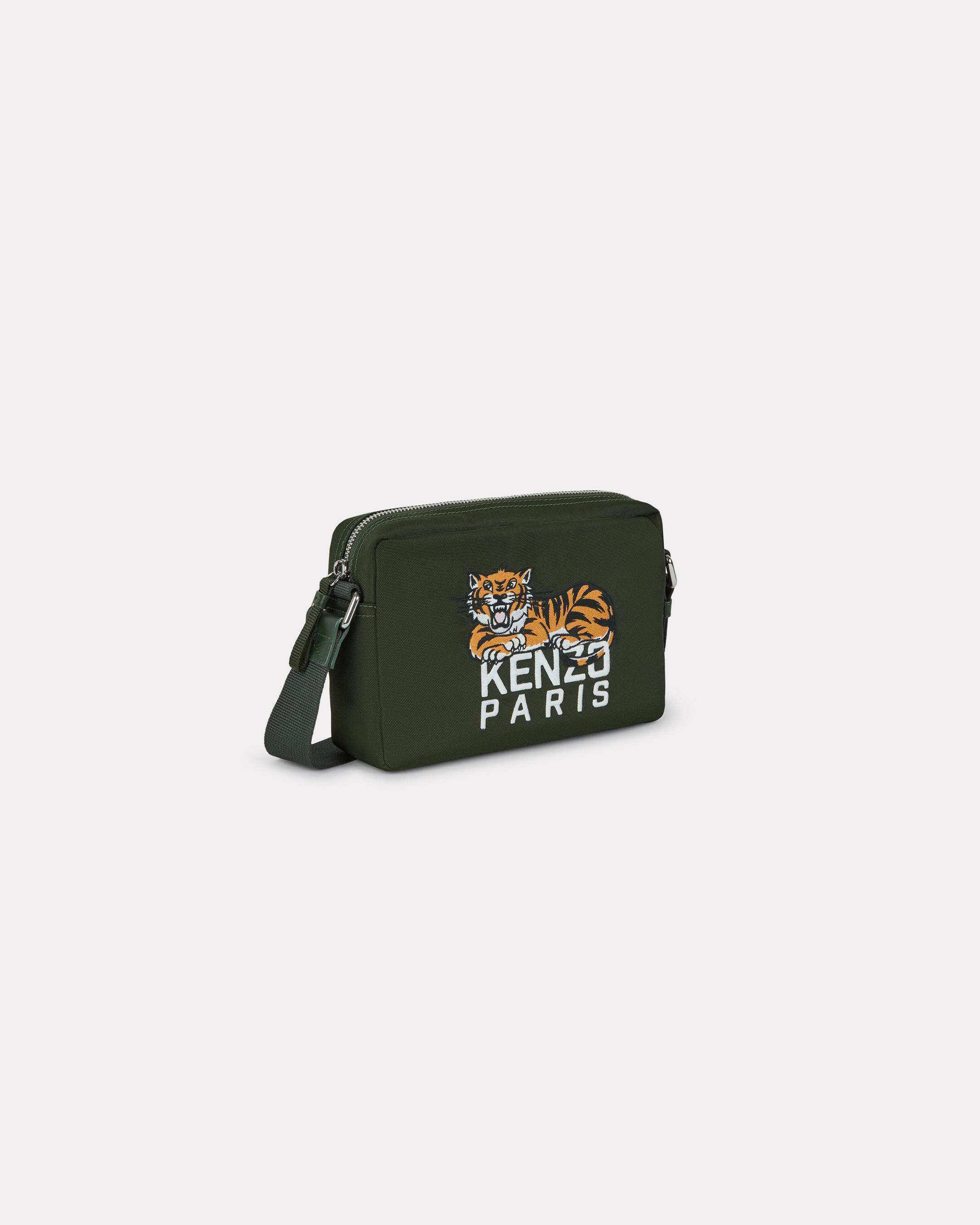 Borsa a Tracolla 'Kenzo Happy Tiger' Kaki Scuro- Uomo - Taglia Tu