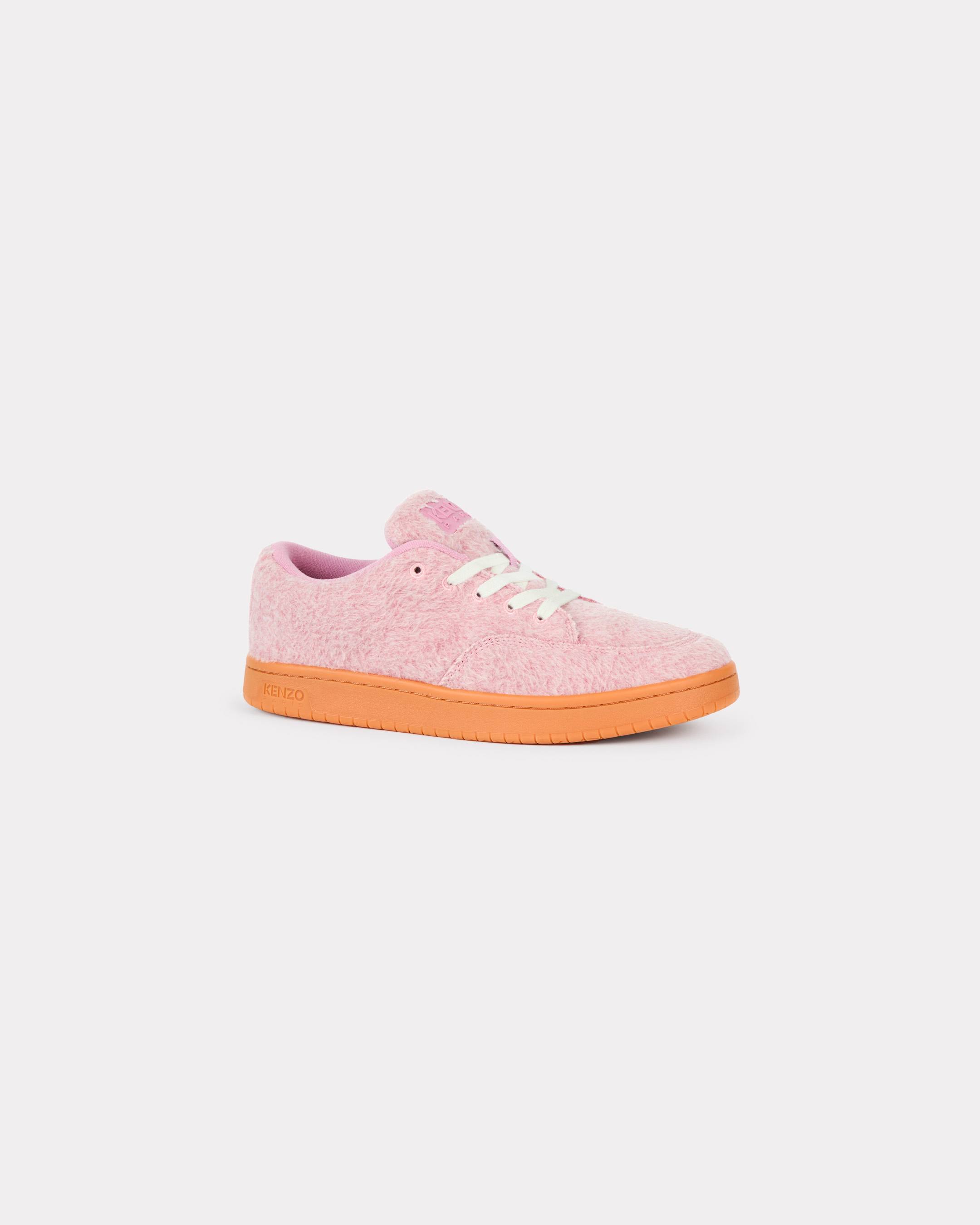 KENZO 'Kenzo-dome' Sneakers In Mixed Wool Pink- Mens - Size 39