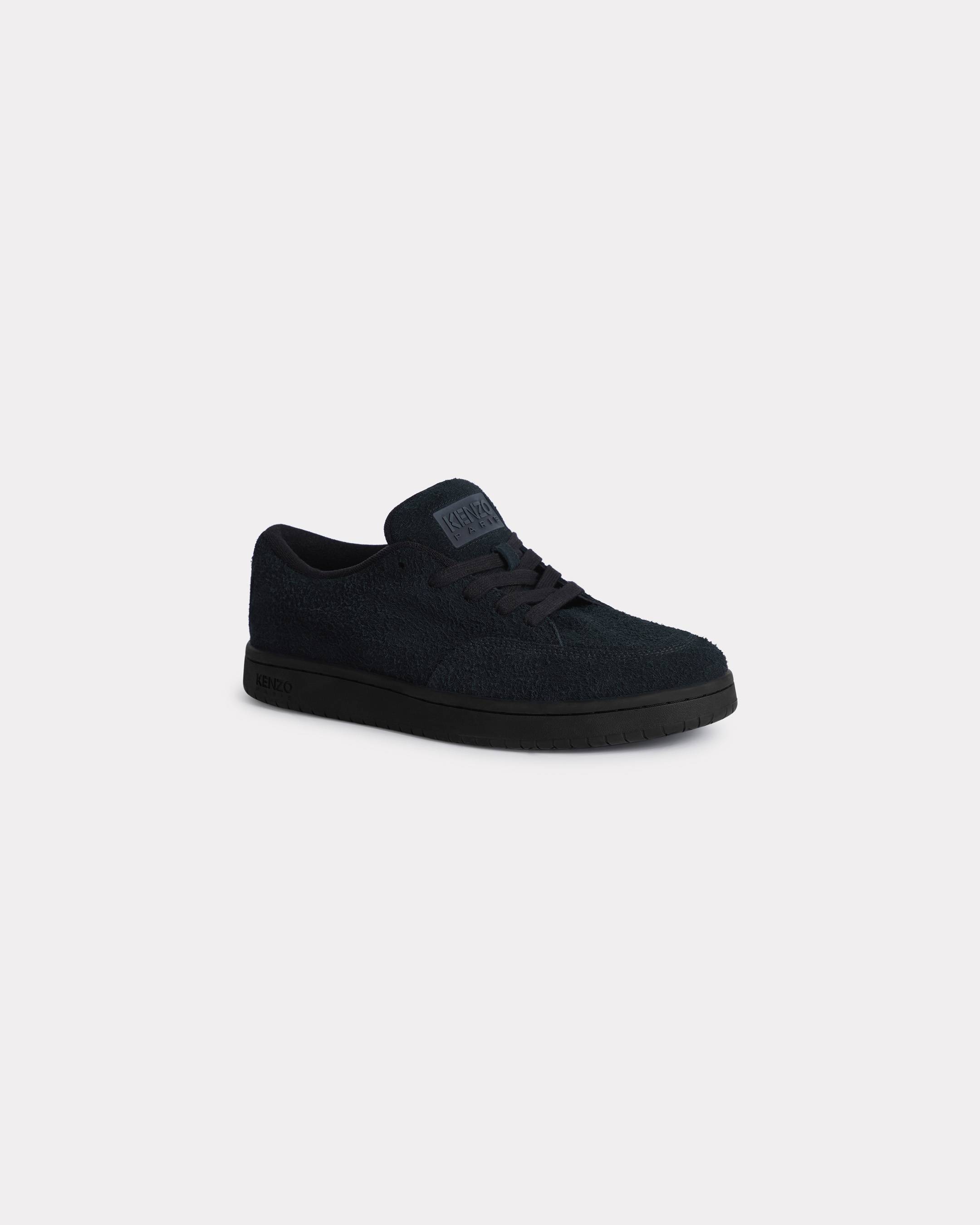 KENZO '-Dome' Sneakers In Hairy Suede, Man, Black, Size 41, Suede EU
