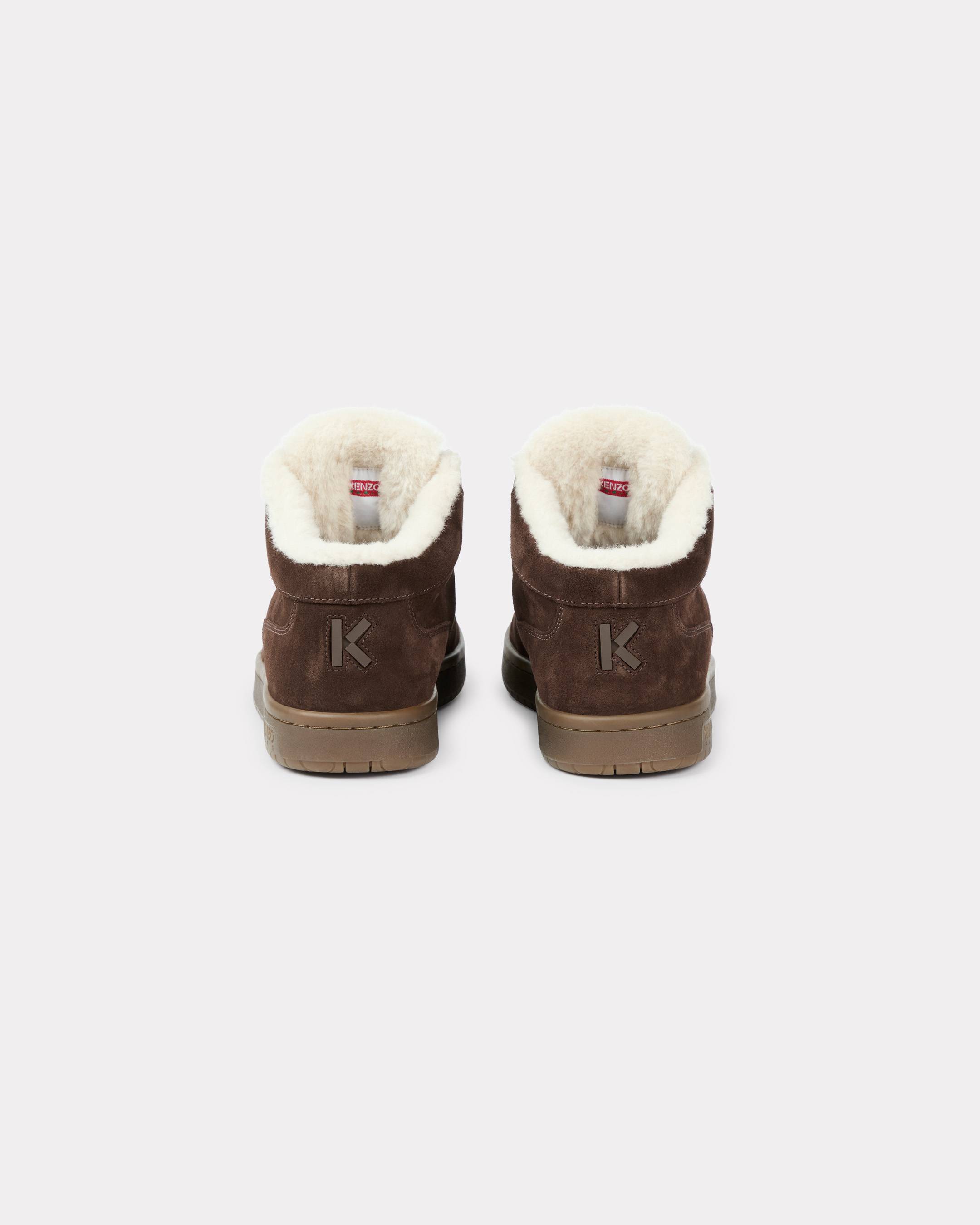 Baskets 'KENZO-Dome' en suède et shearling
