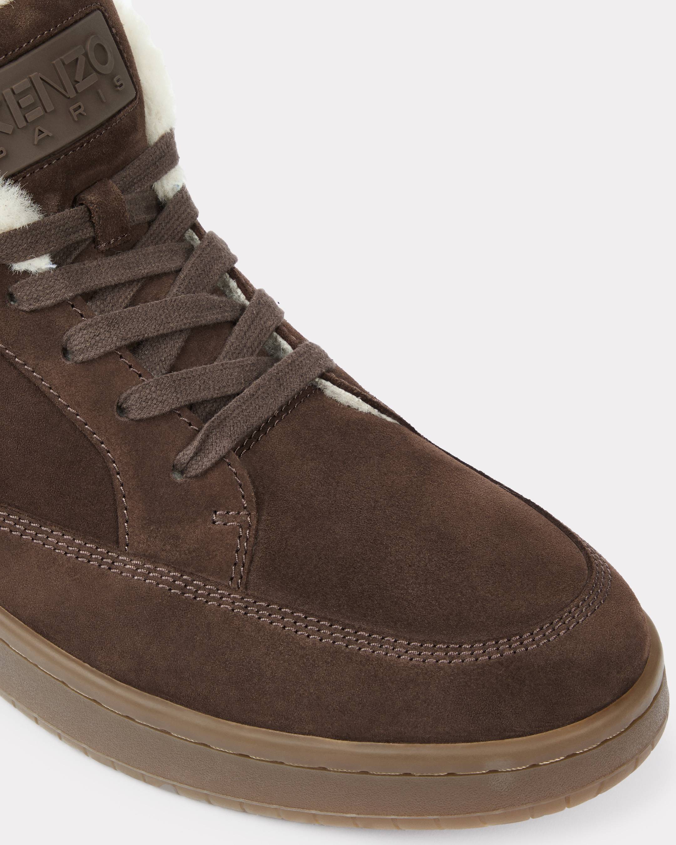 Baskets 'KENZO-Dome' en suède et shearling