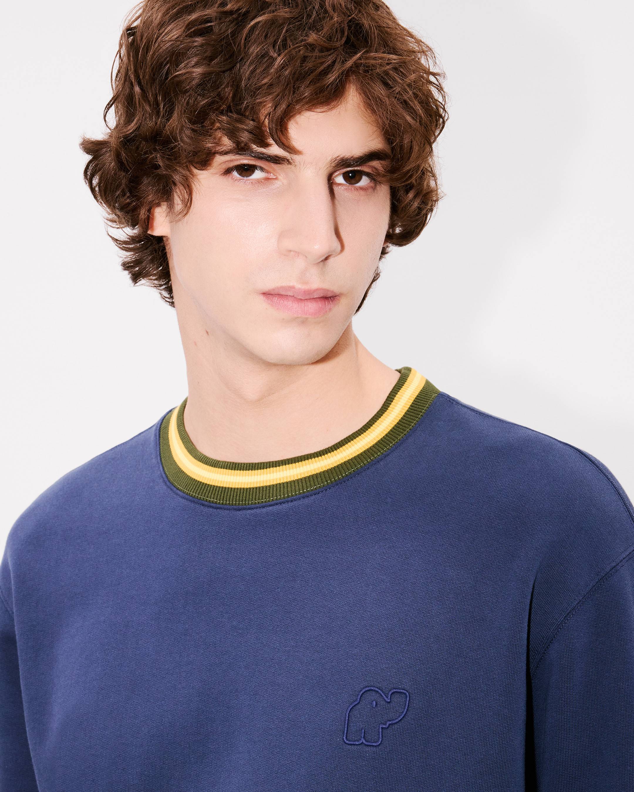 'KENZO Elephant Logo' embroidered sweatshirt cotton