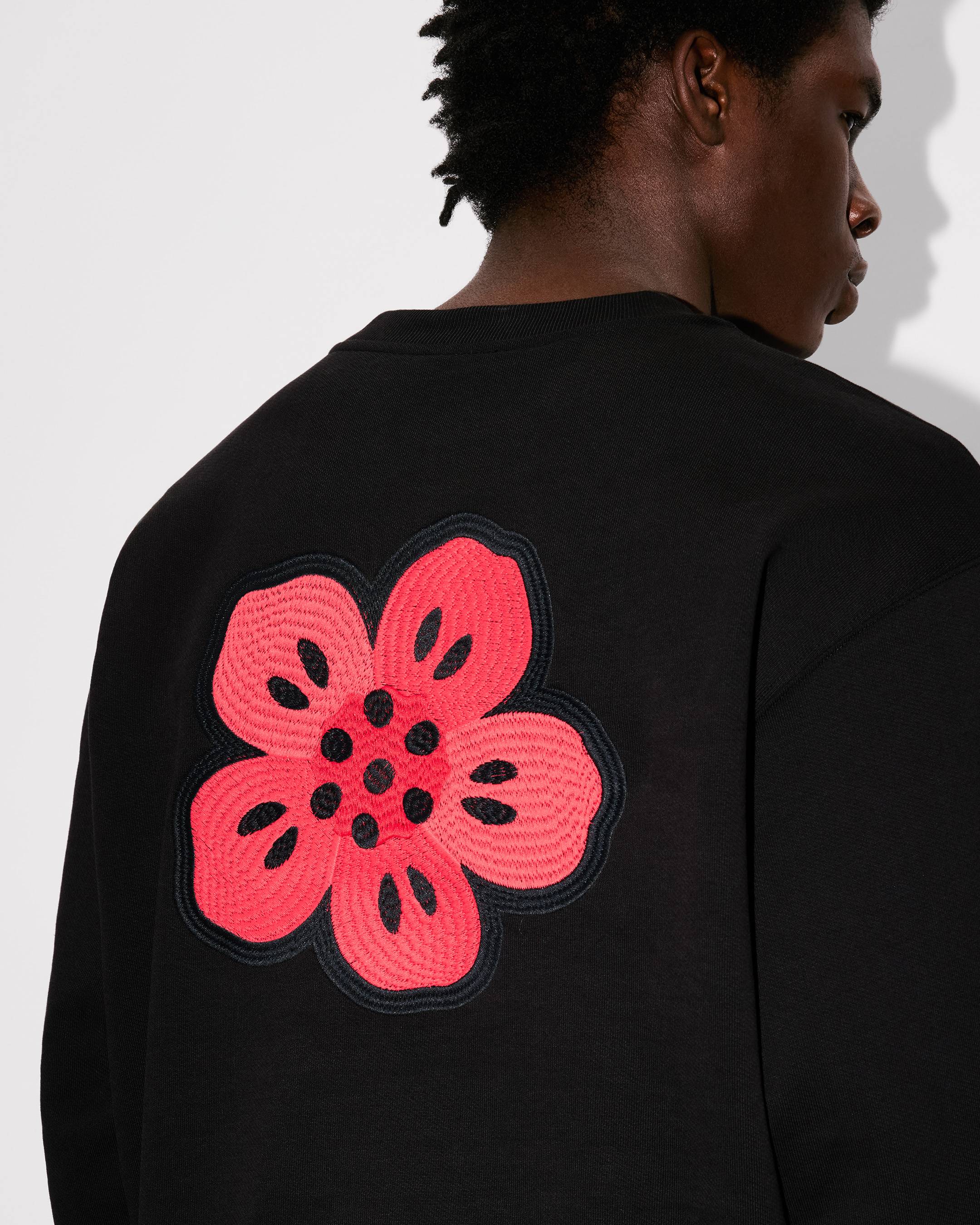【Kenzo】GOTS BOKE FLOWER SWEAT◆FF65SW2604MC Boke Flower' embroidered sweatshirt in cotton | Men's | KENZO