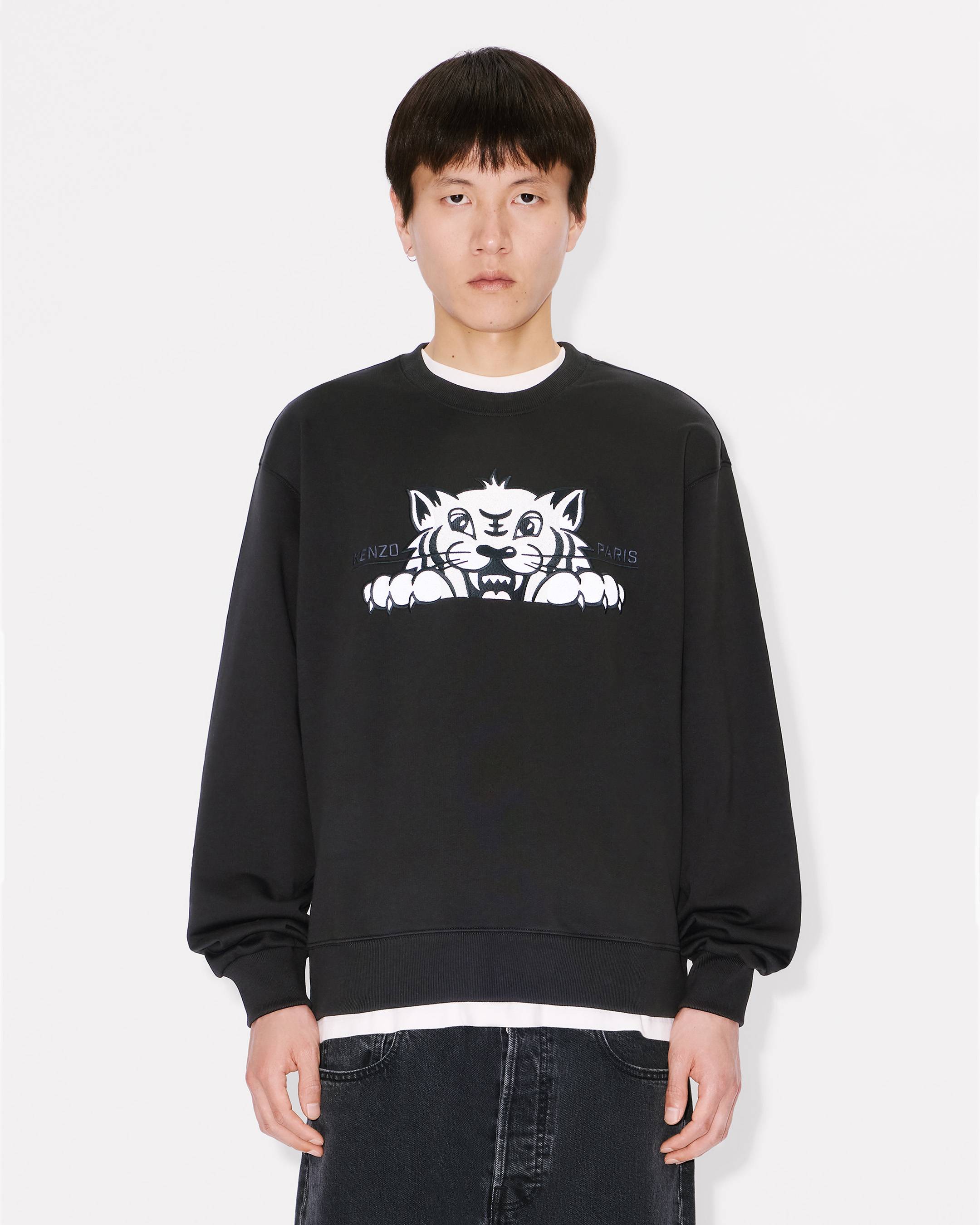 ★ Kenzo ★ スウェット KENZO Happy Tiger' エンブロイド コットン スウェット | メンズ