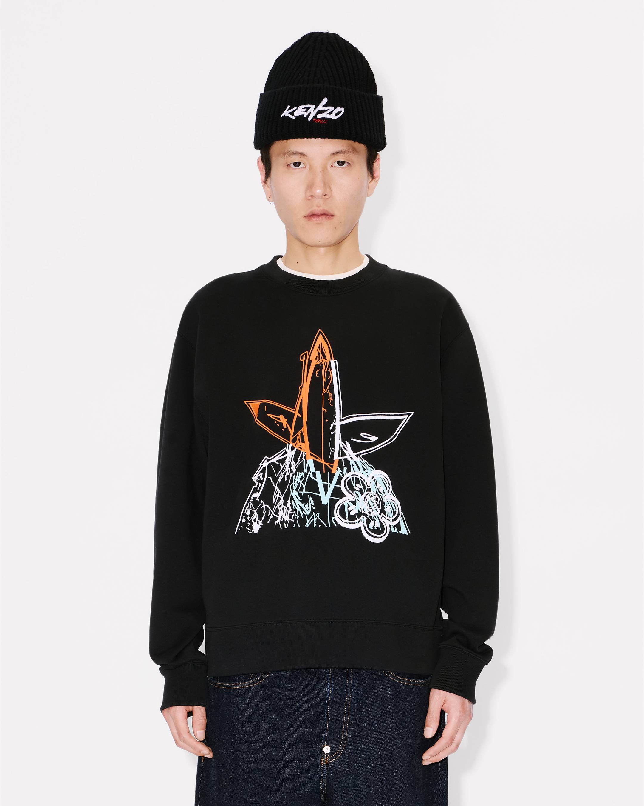 'Kenzo x Futura 2000' embroidered sweatshirt cotton