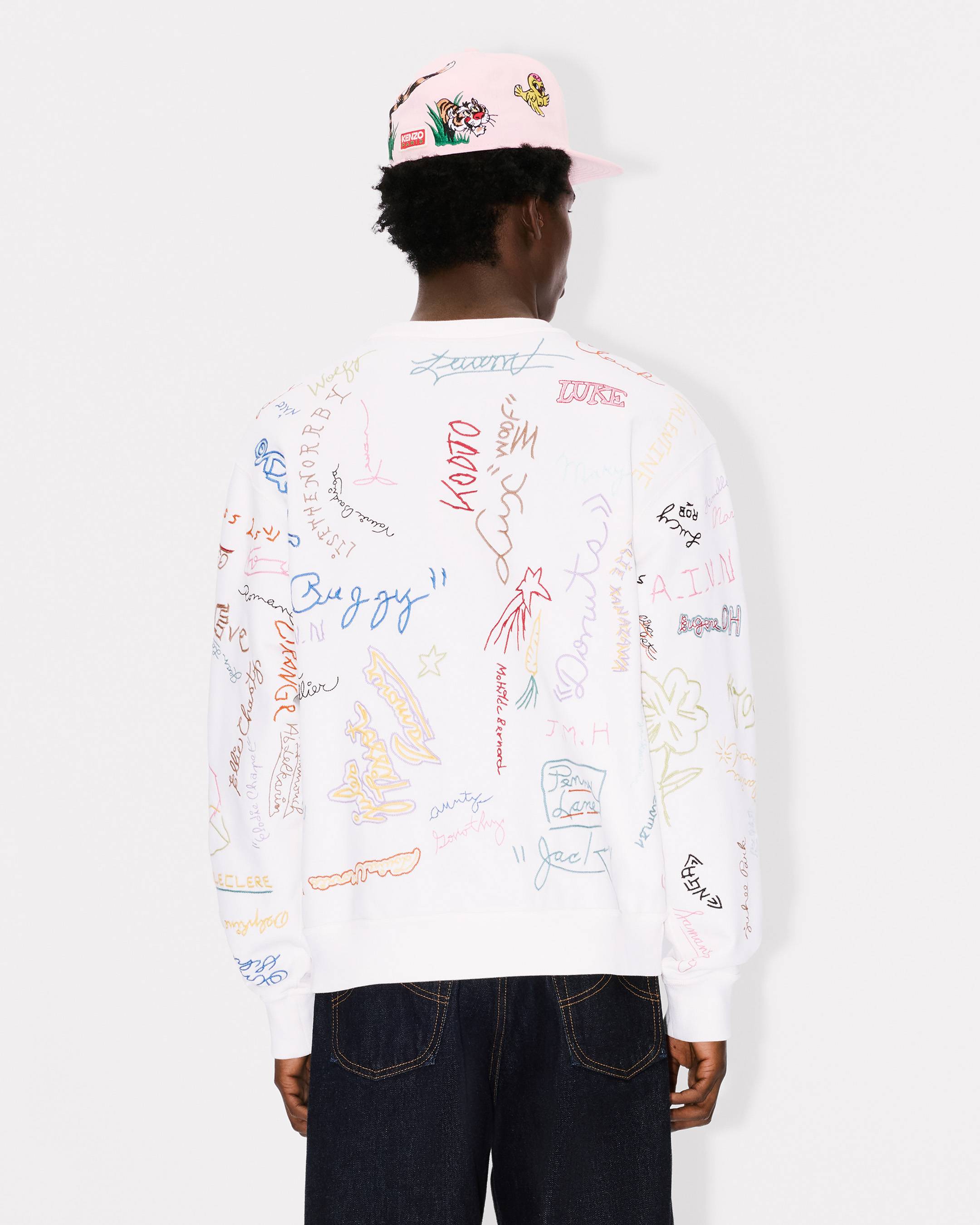 'Kenzo Graduation' embroidered sweatshirt in cotton