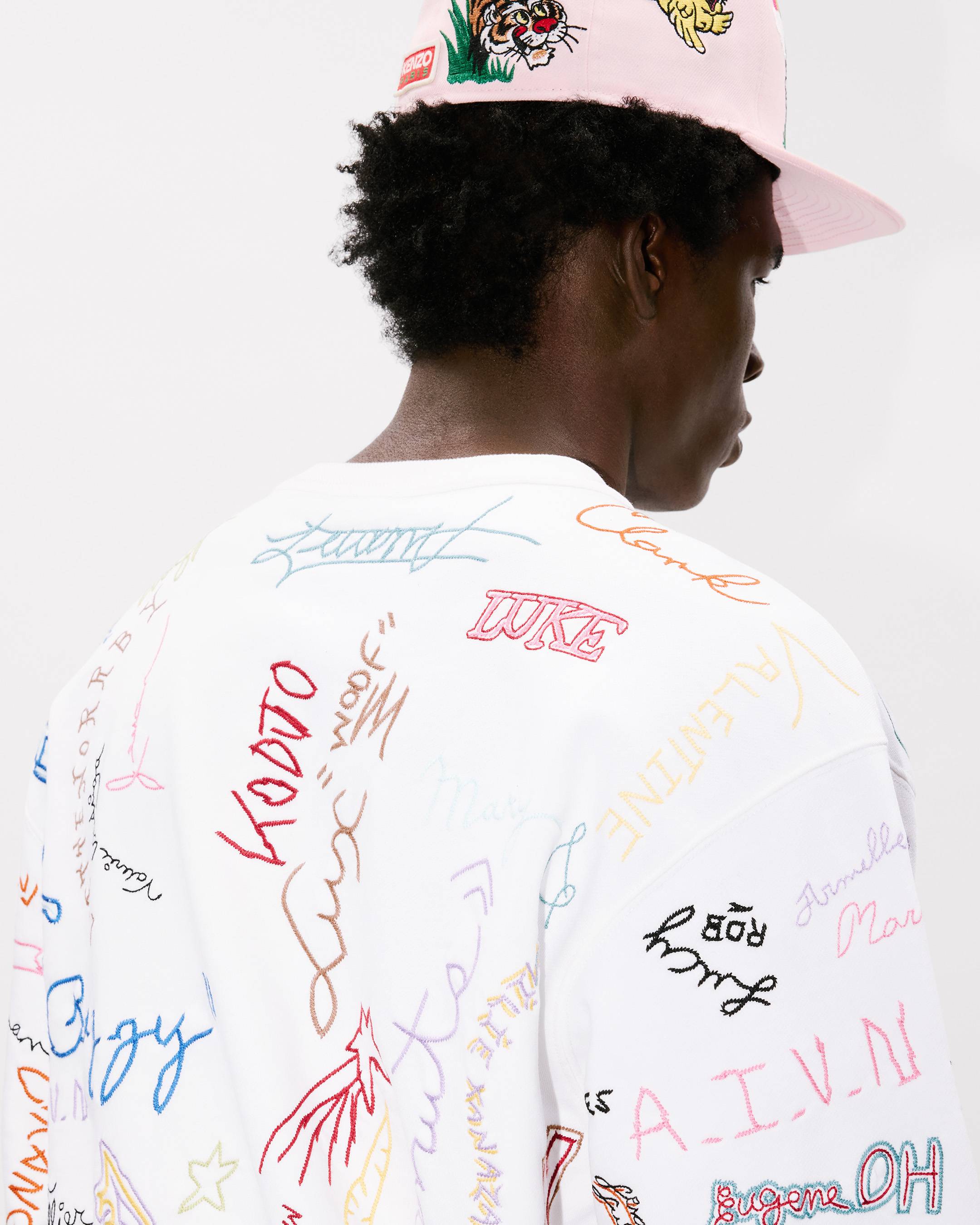 'Kenzo Graduation' embroidered sweatshirt in cotton