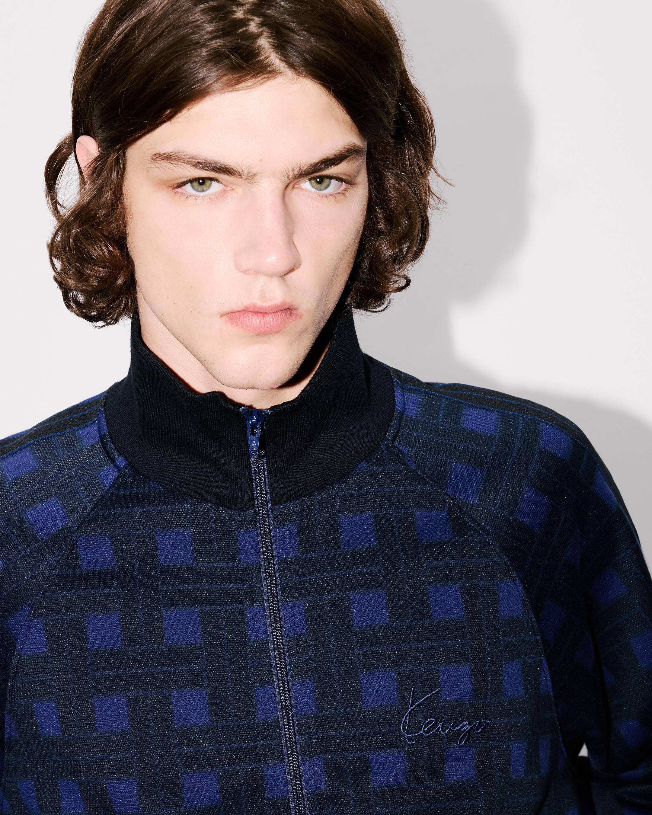 'KENZO Weave' tracktop in jacquard