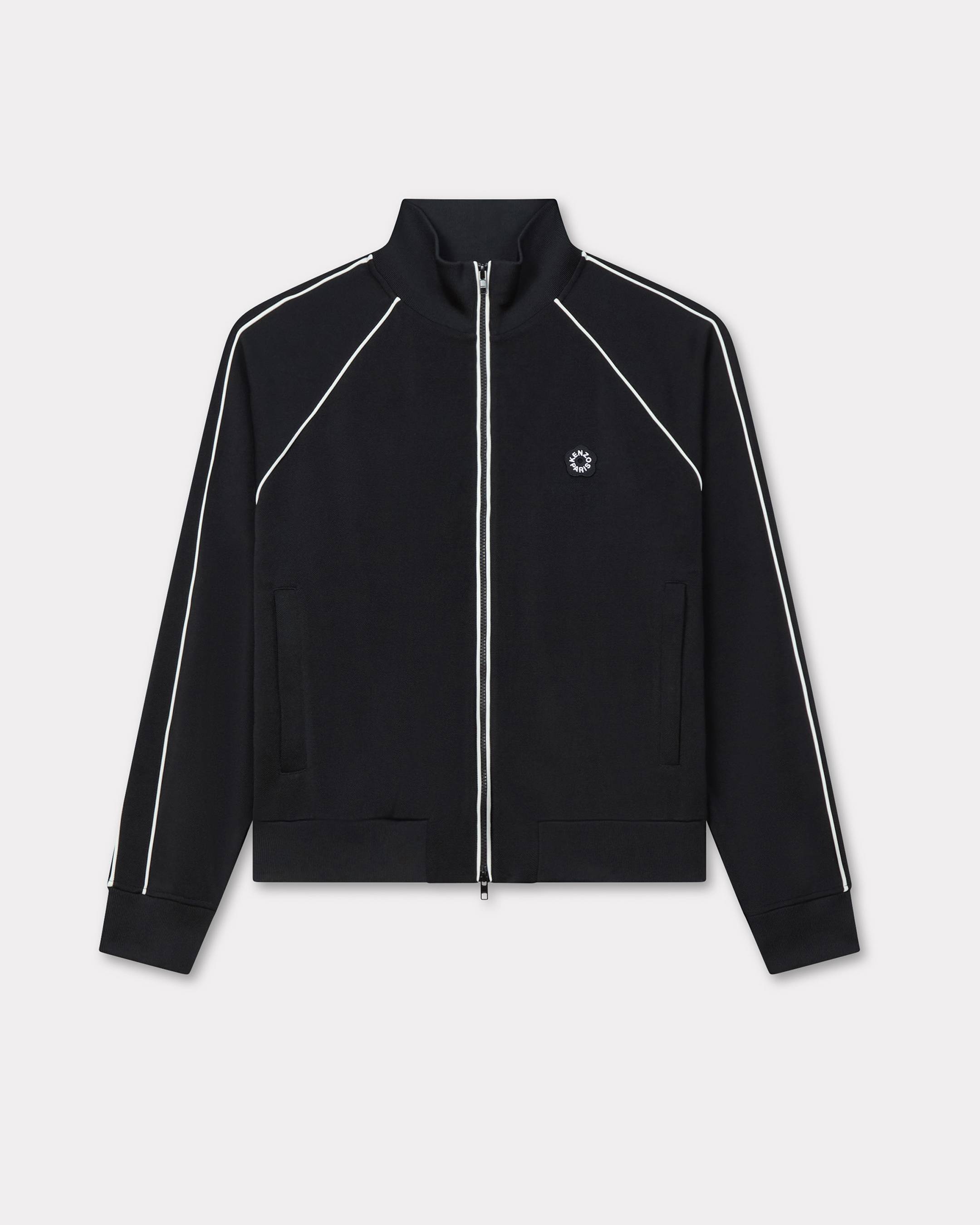 Kenzo x Futura 2000' boxy full-zip hoodie in cotton | KENZO