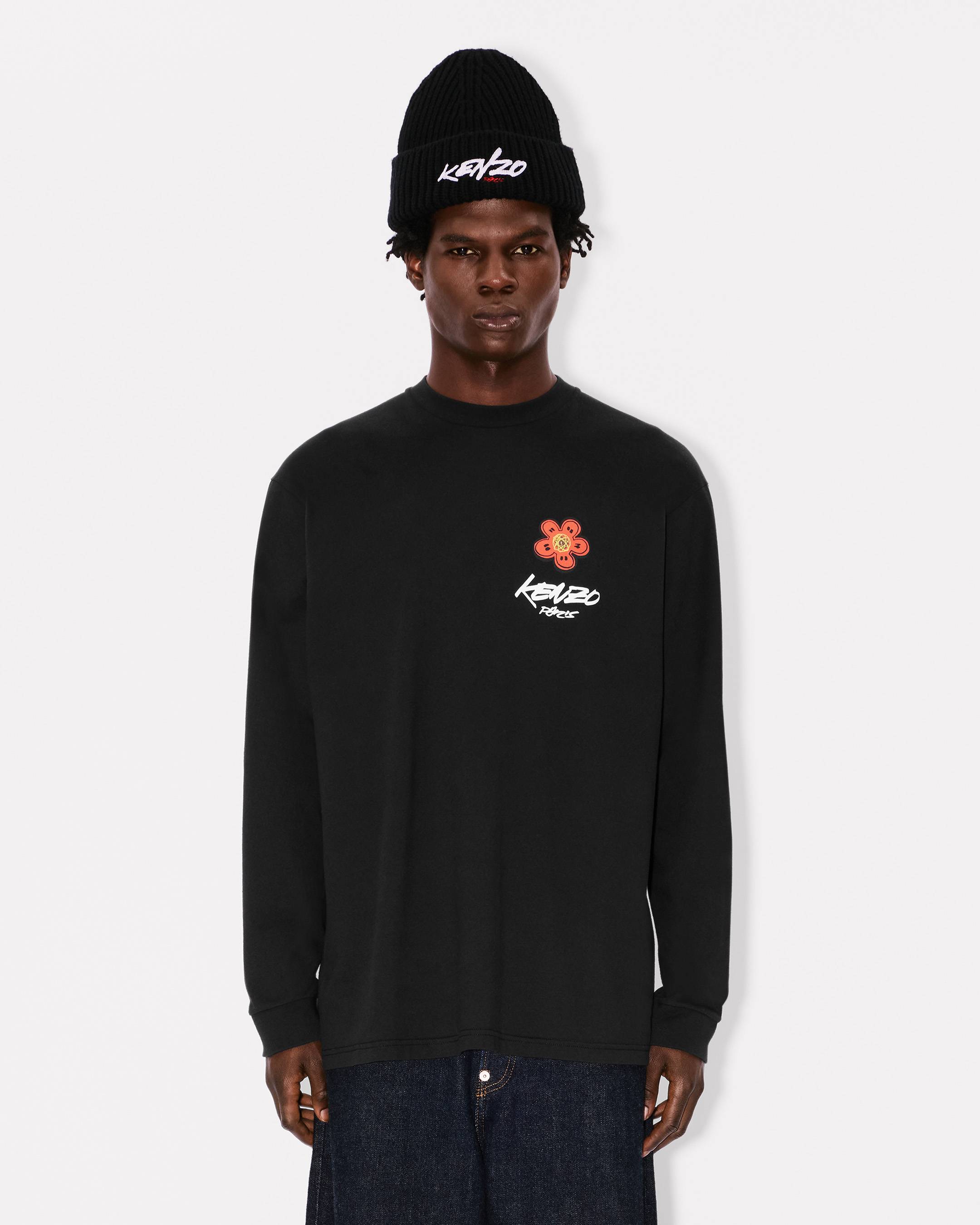 Langärmeliges „Kenzo x Futura 2000“-T-Shirt aus Baumwolle