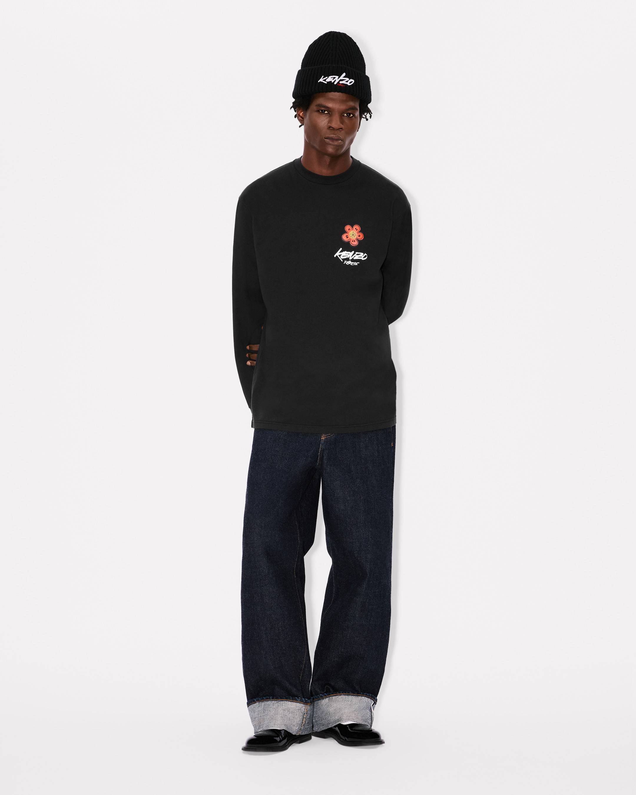 Langärmeliges „Kenzo x Futura 2000“-T-Shirt aus Baumwolle