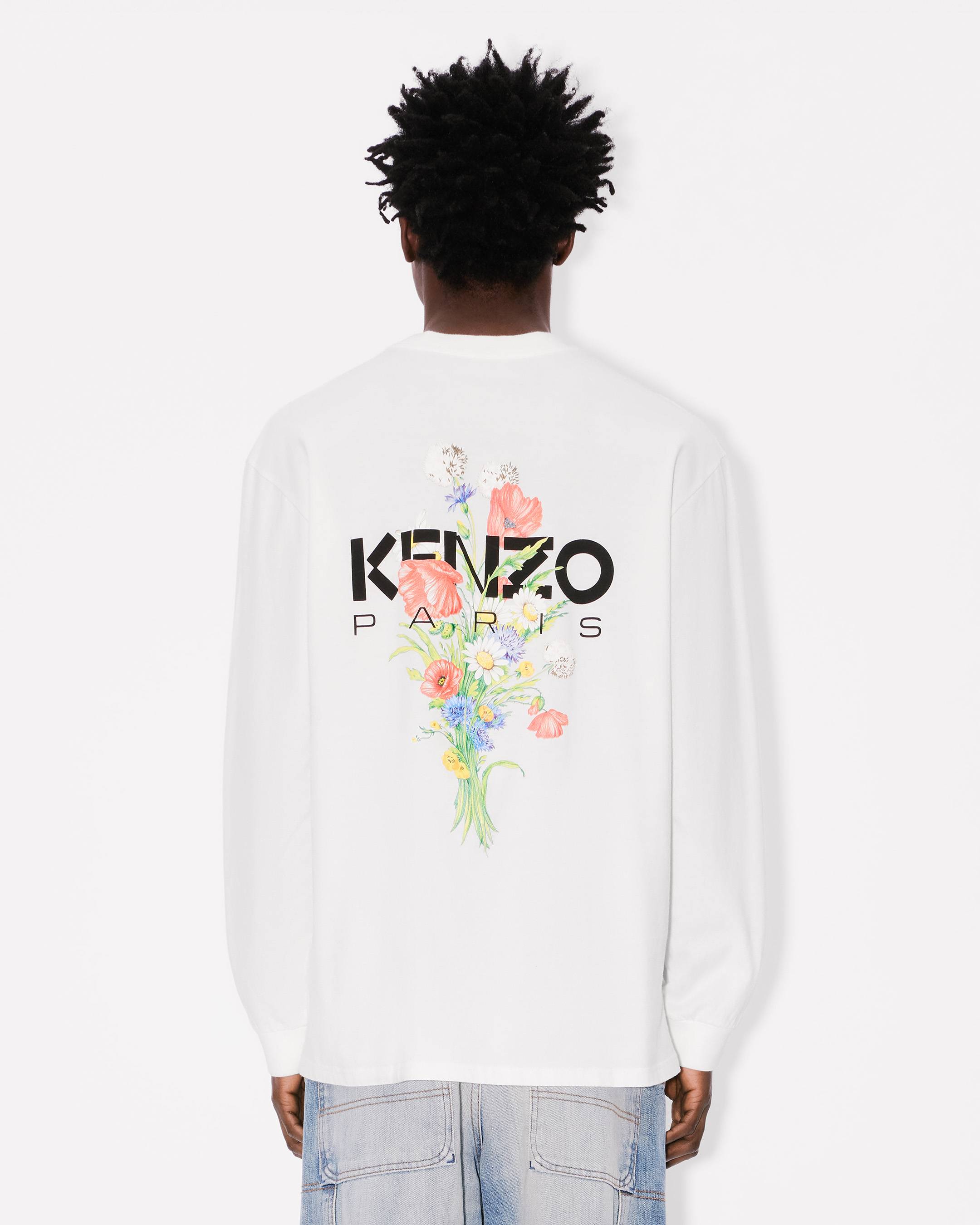 'KENZO Archive Bouquet' ロングスリーブ コットン Tシャツ