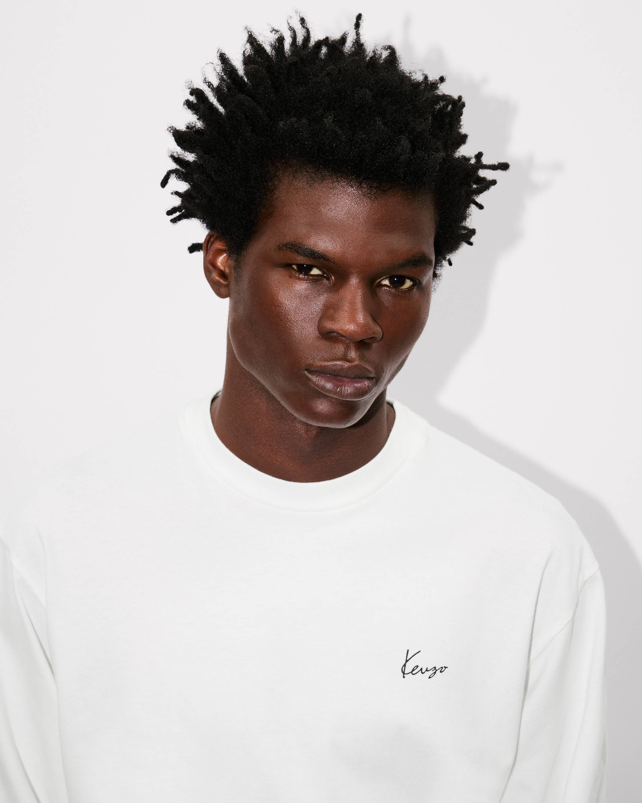 'KENZO Archive Bouquet' ロングスリーブ コットン Tシャツ