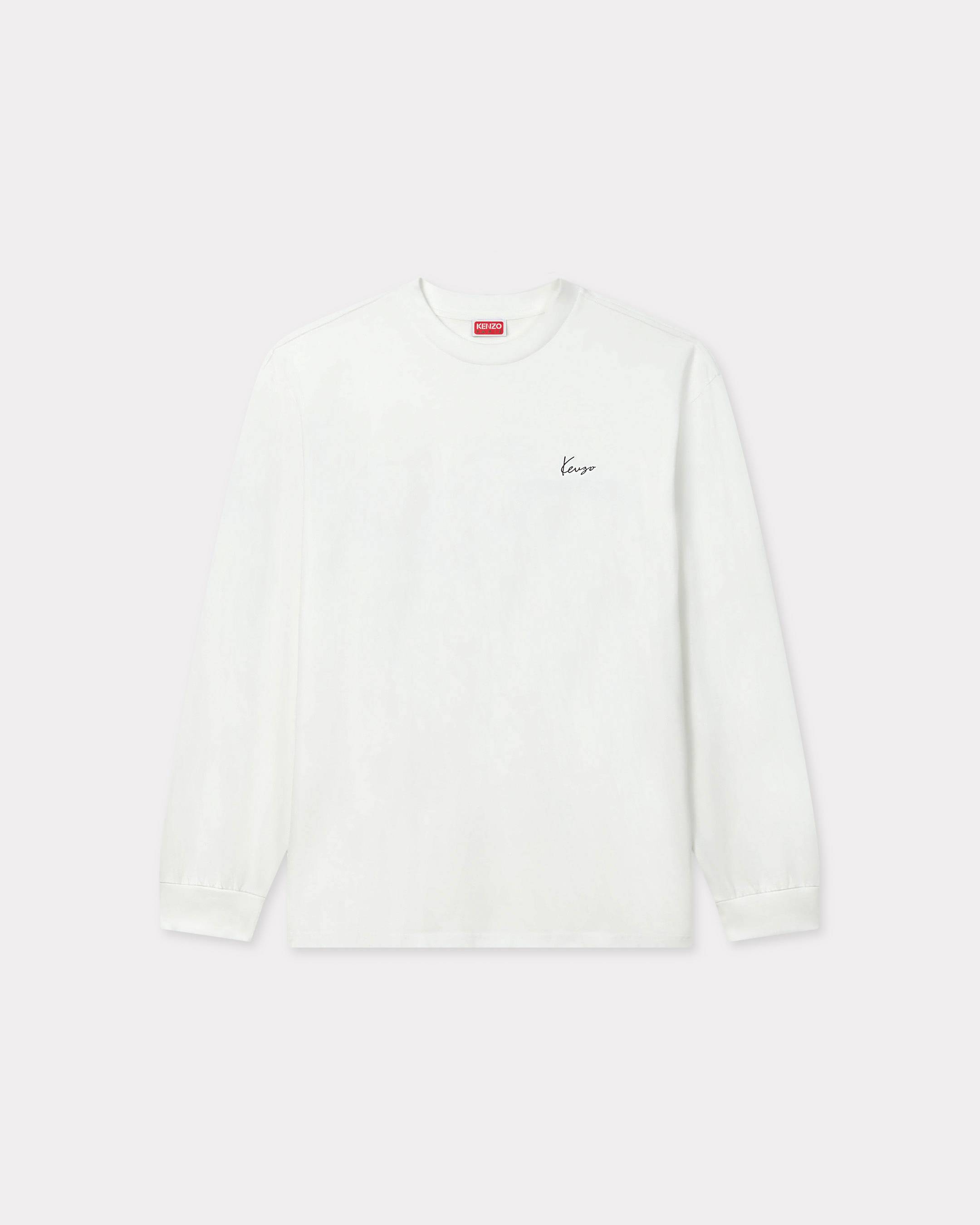 'KENZO Archive Bouquet' ロングスリーブ コットン Tシャツ