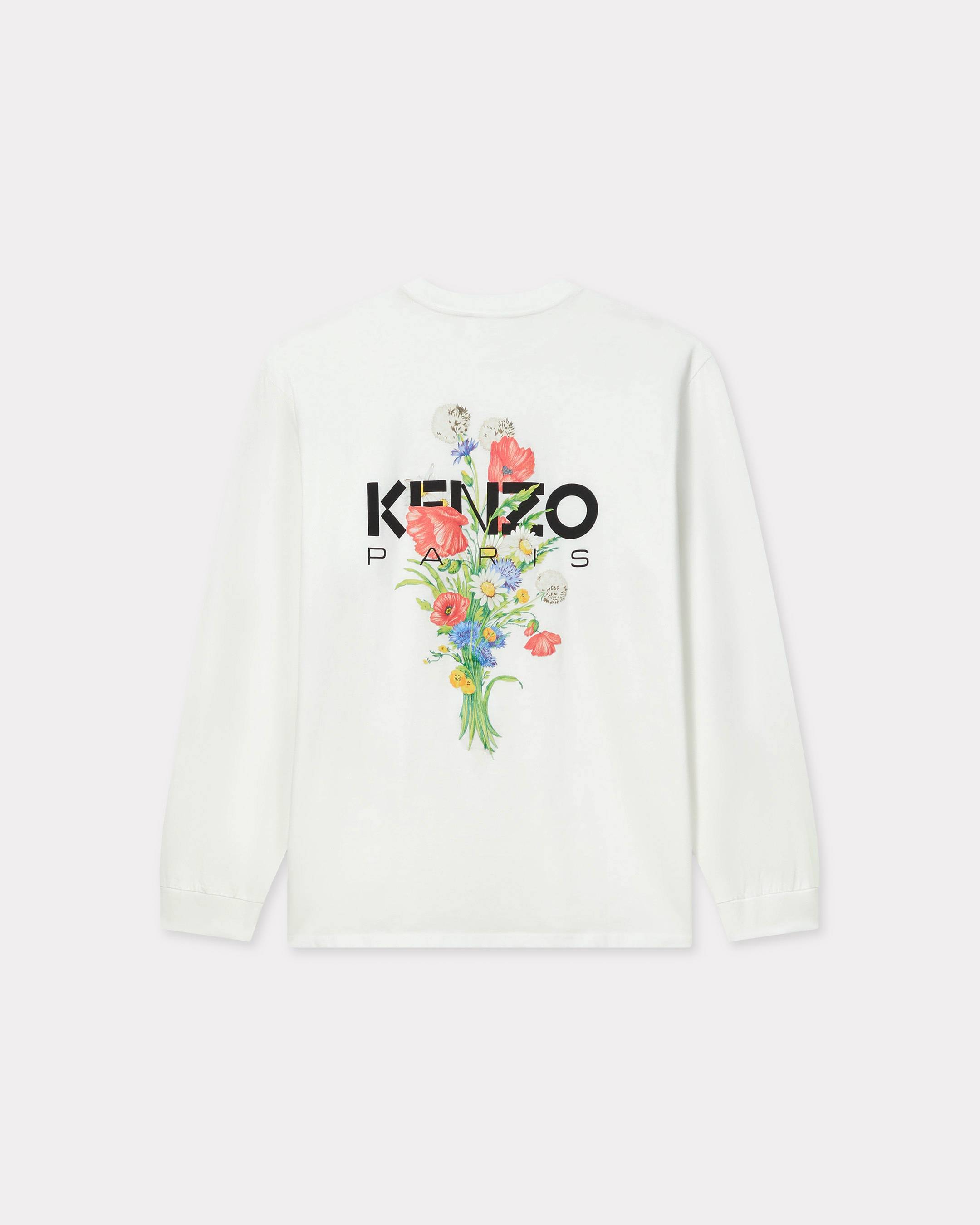 KENZO キューブカテゴリー　ロングスリーブTシャツ ケンゾー KENZO ロングTシャツ ロゴ プリントT ホワイト マルチ