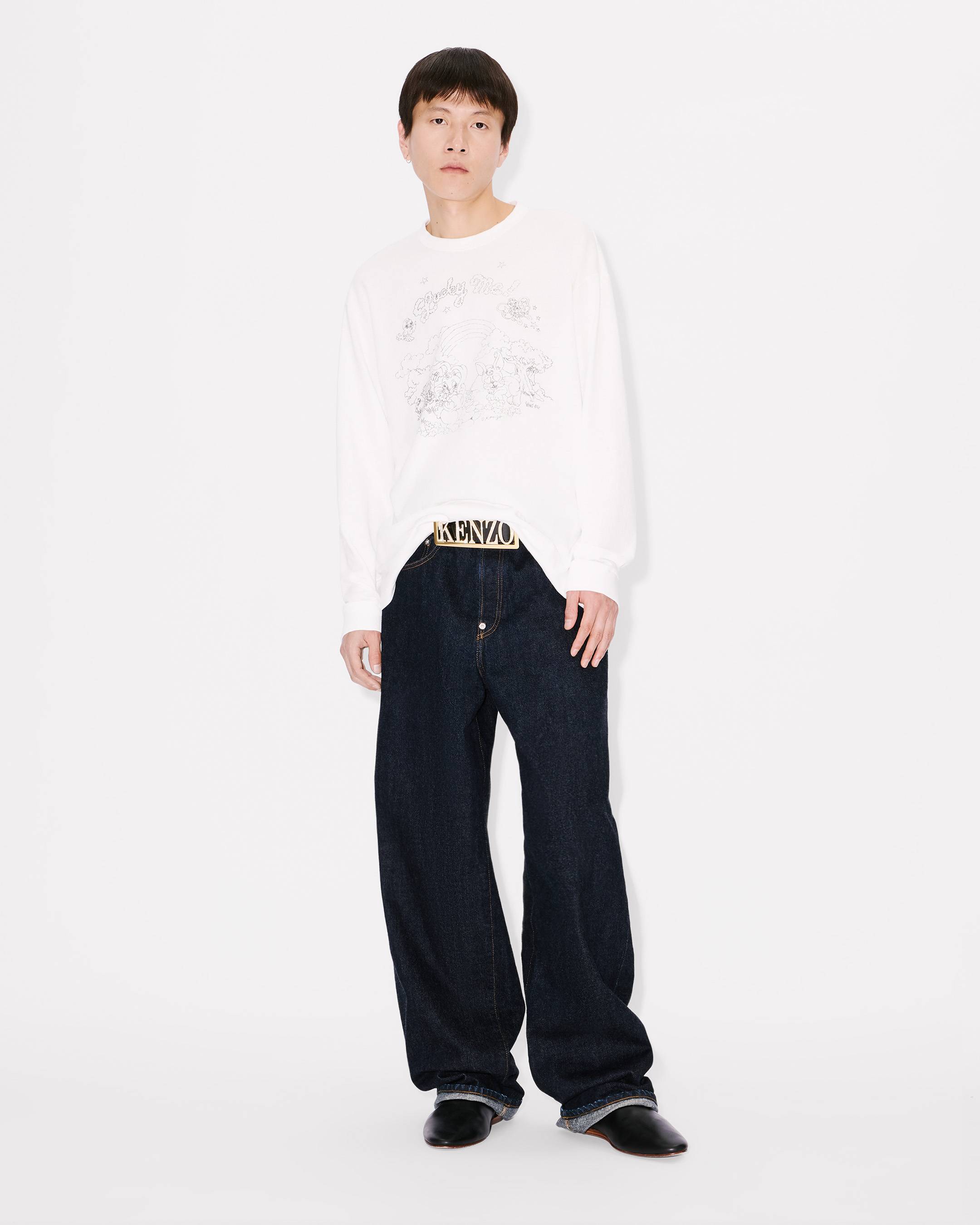 'KENZO Cartoon' coloring relax T-shirt in cotton