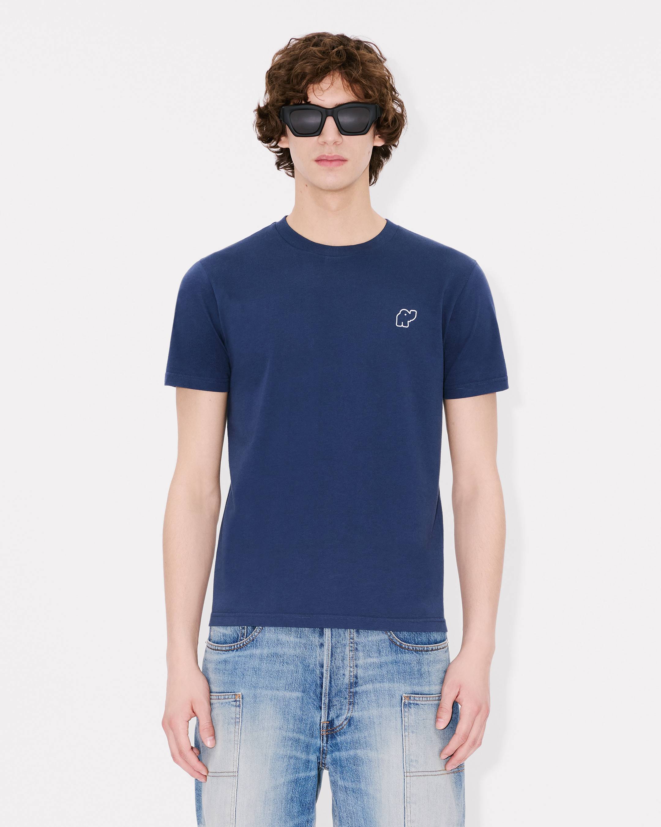 【送料関税込】KENZO Elephant Embroidered Crewneck T-Shirt KENZO Elephant Logo' T-shirt in cotton | Men's | KENZO