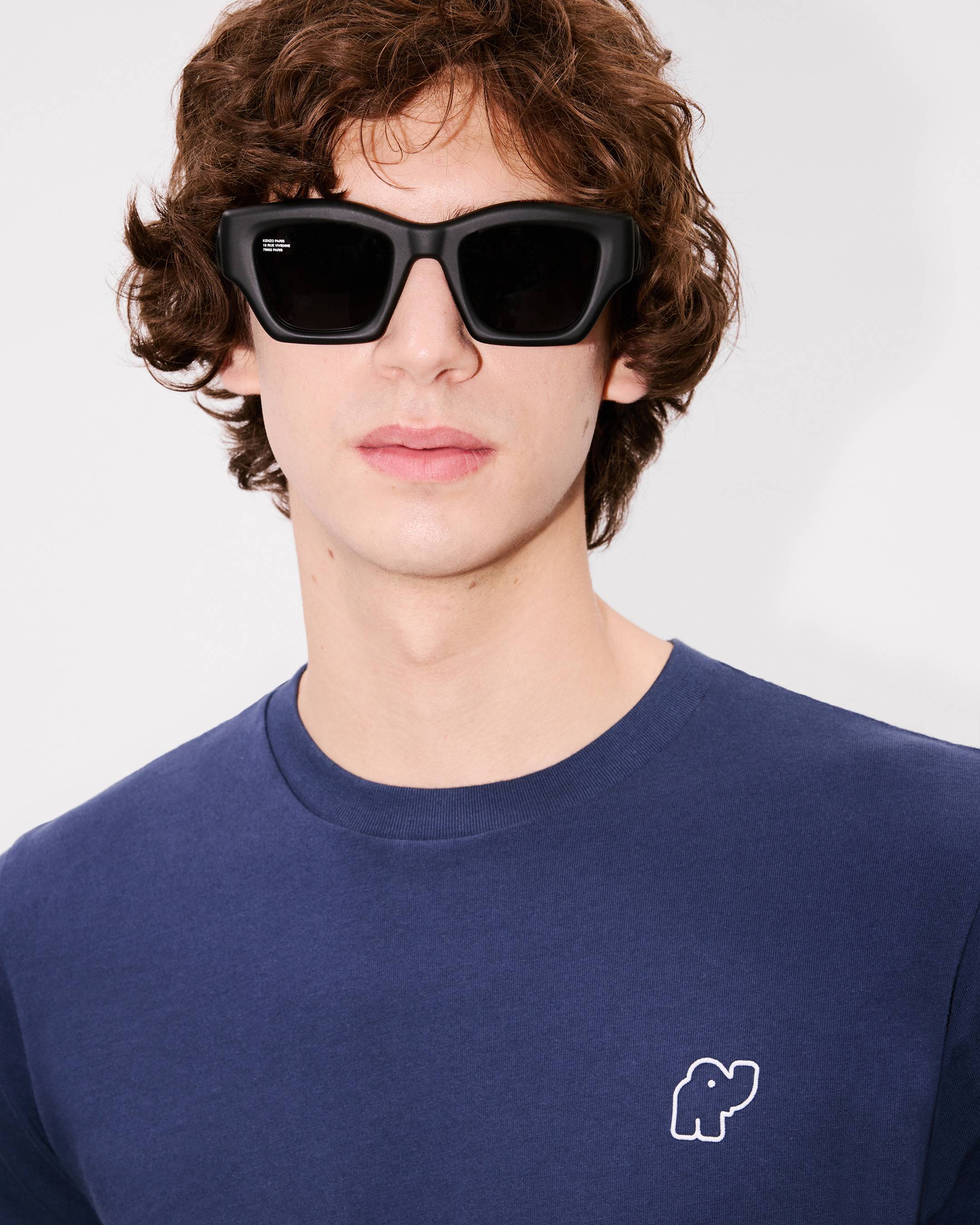 KENZO Elephant Logo' embroidered slim T-shirt | Men's | KENZO