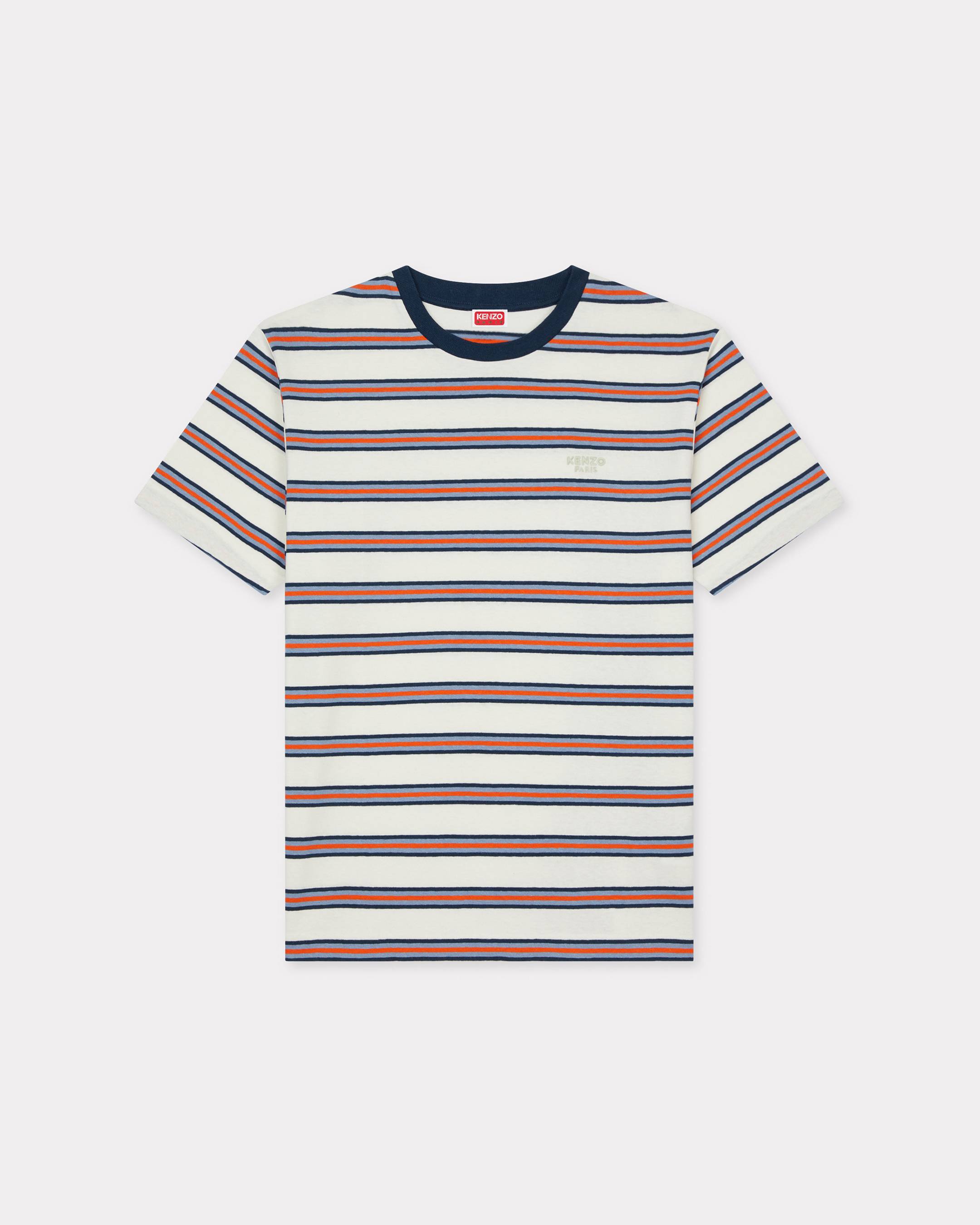 KENZO ' Coast Lines' Embroidered T-shirt Linen, Man, Off White, Size Xxxl,