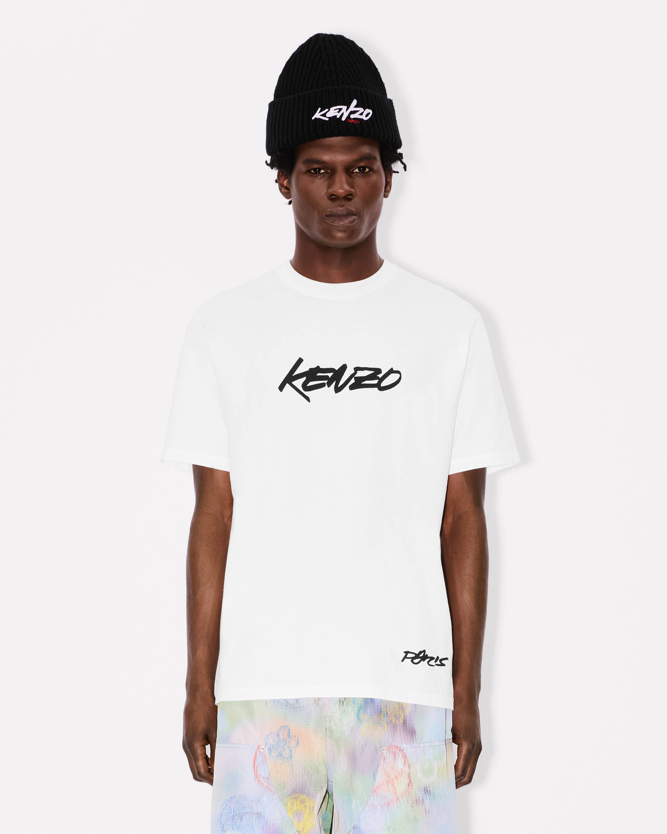 Tシャツ・カットソー Kenzo Kenzo Futura Print T-Shirt Shop KENZO - Futura Logo Crewneck T-Shirt | Saks Fifth