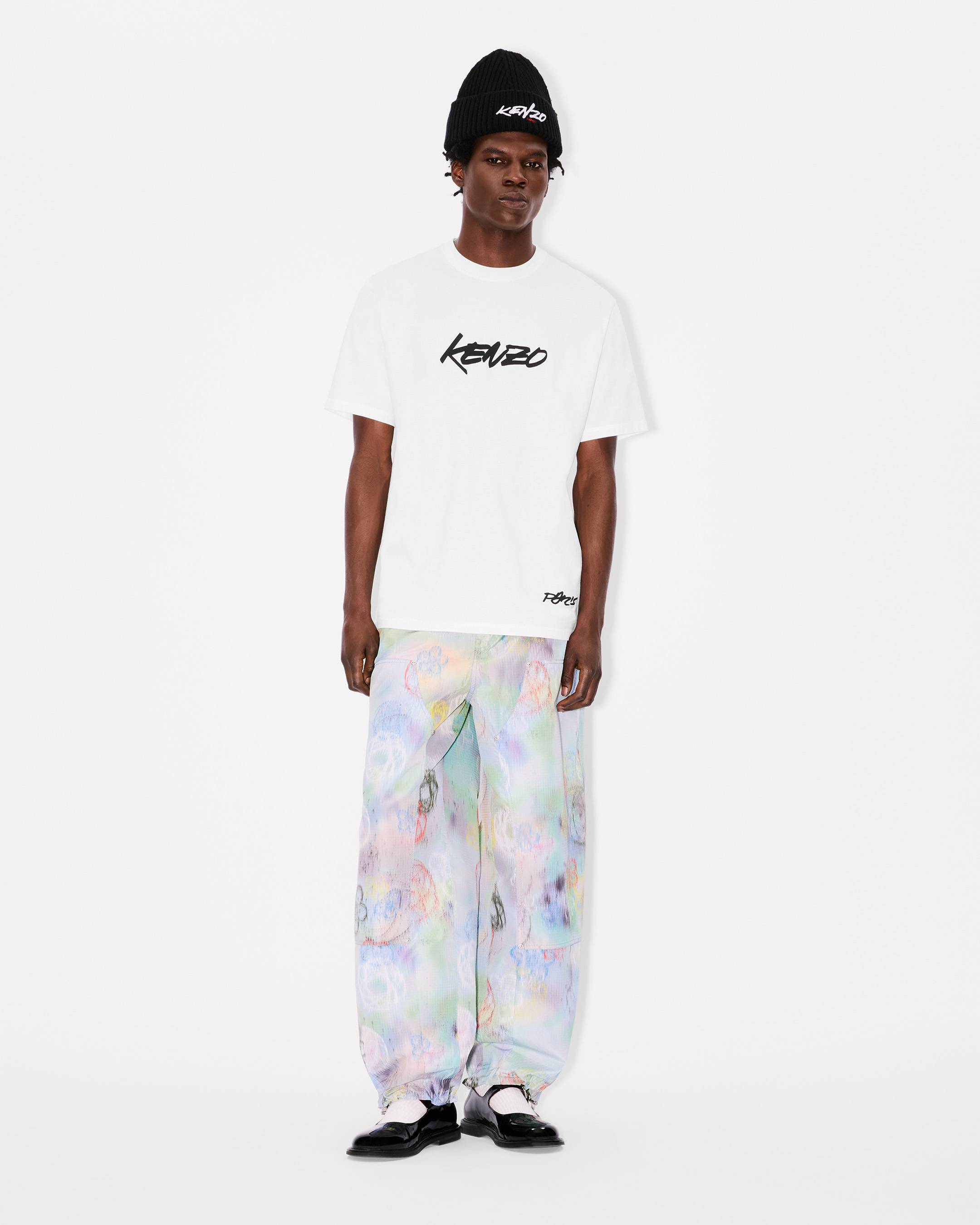 Tシャツ・カットソー KENZO FW25 KENZO FUTURA PRINT T-SHIRT (FF65TS2524SG 02) Kenzo x Futura Reversible Men's T-Shirt Blue FF65TS2584SG-63
