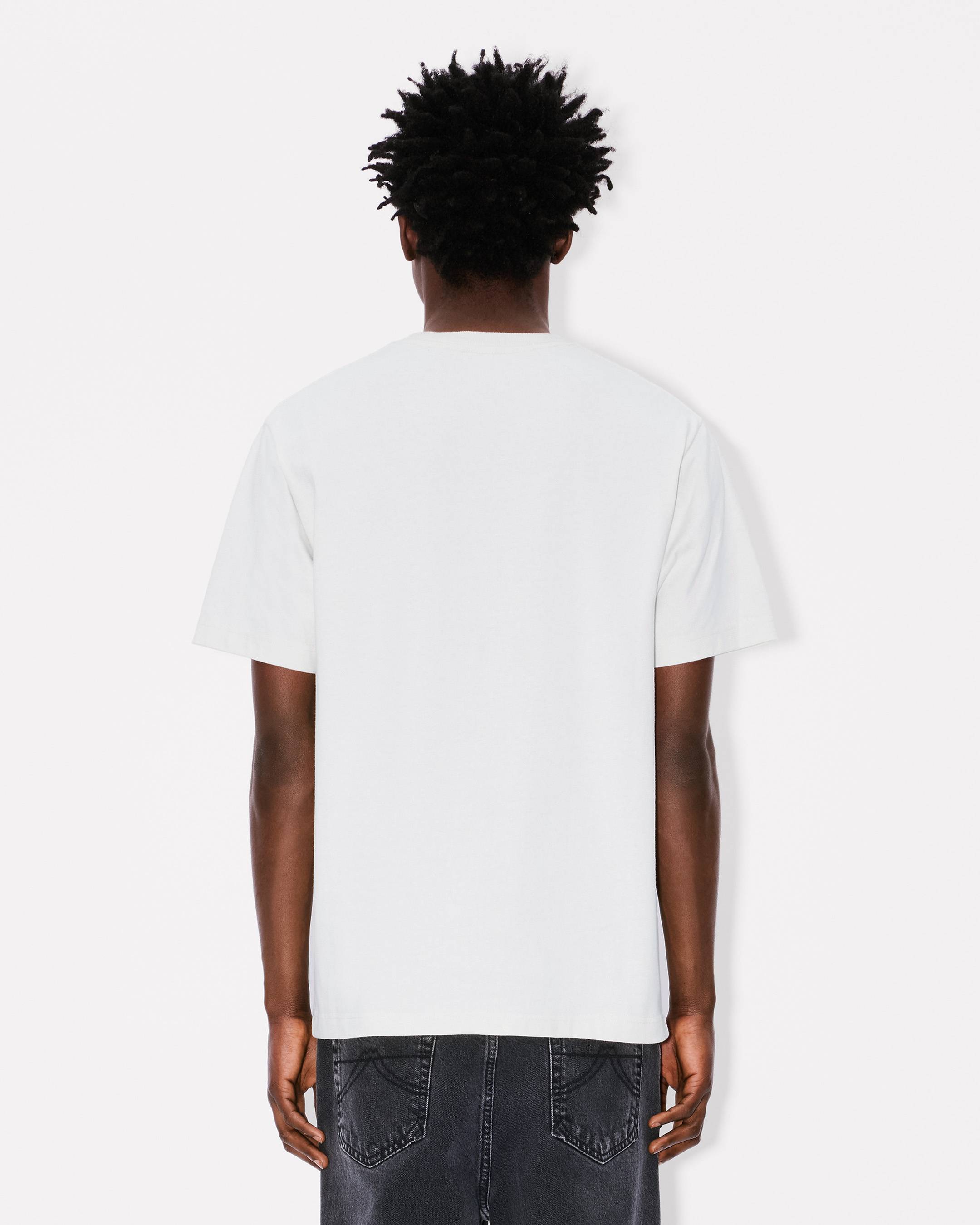 KENZO Happy Tiger' embroidered T-shirt in cotton | Men's | KENZO