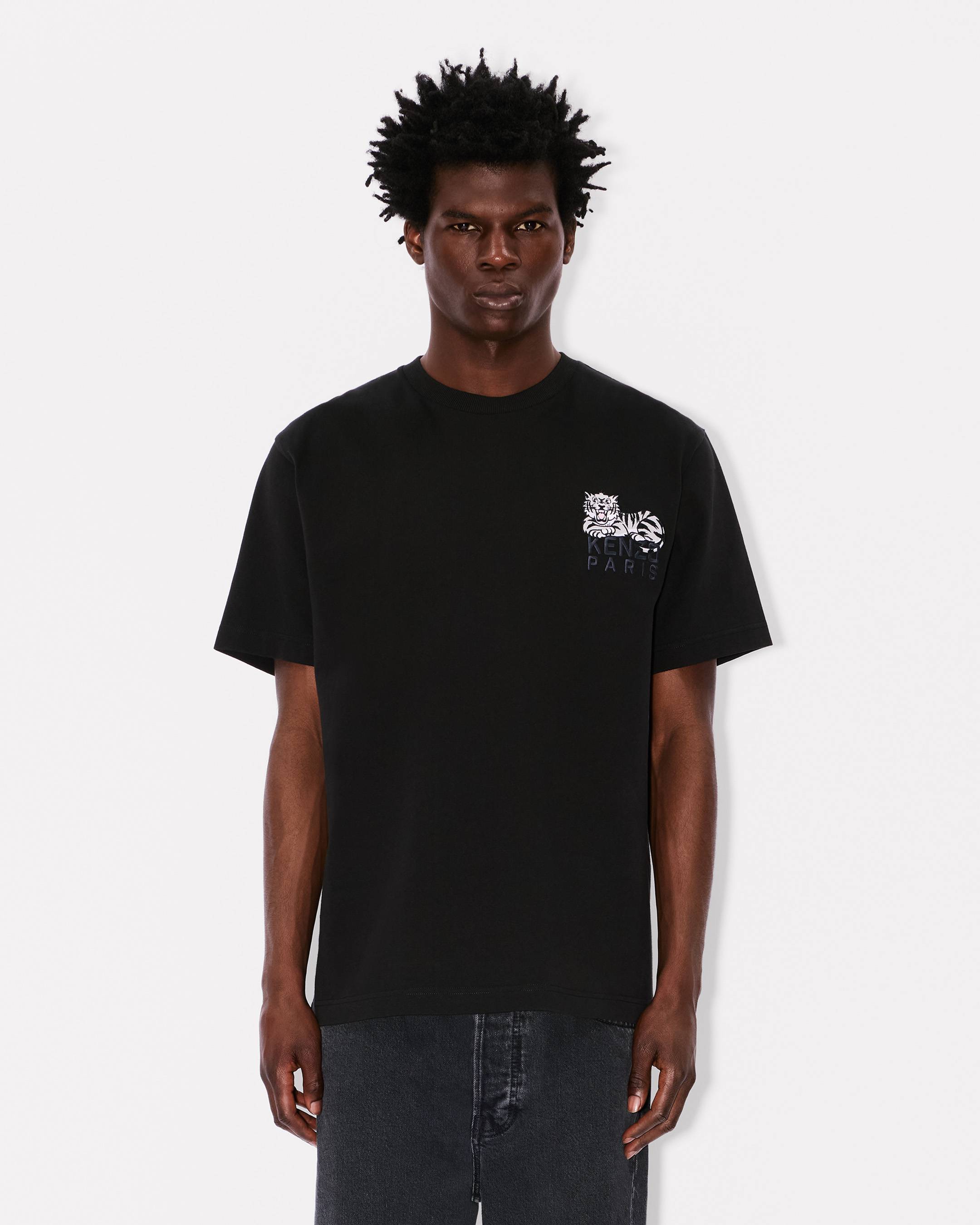 T-Shirt mit „KENZO Happy Tiger“-Stickerei aus Baumwolle