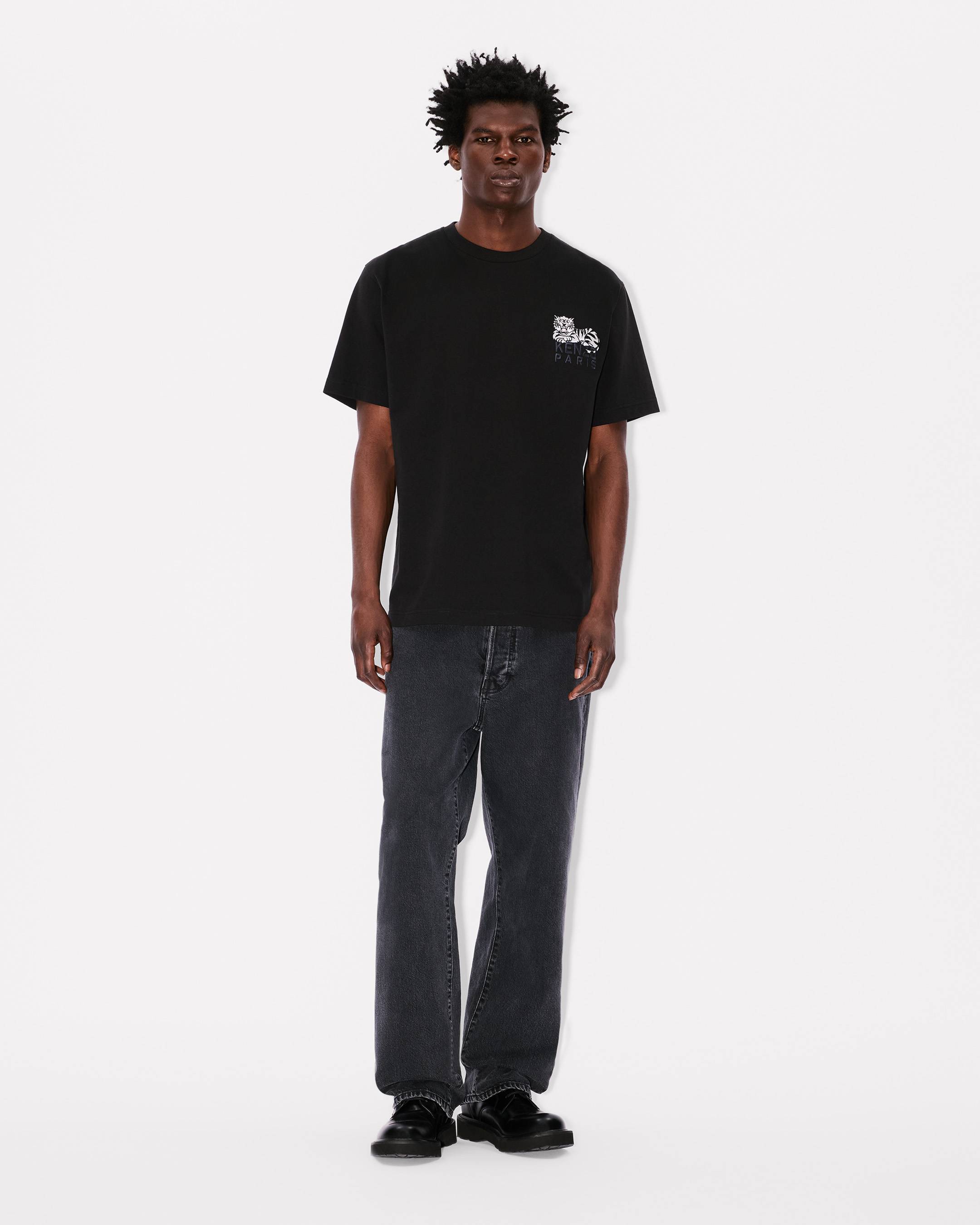 T-Shirt mit „KENZO Happy Tiger“-Stickerei aus Baumwolle