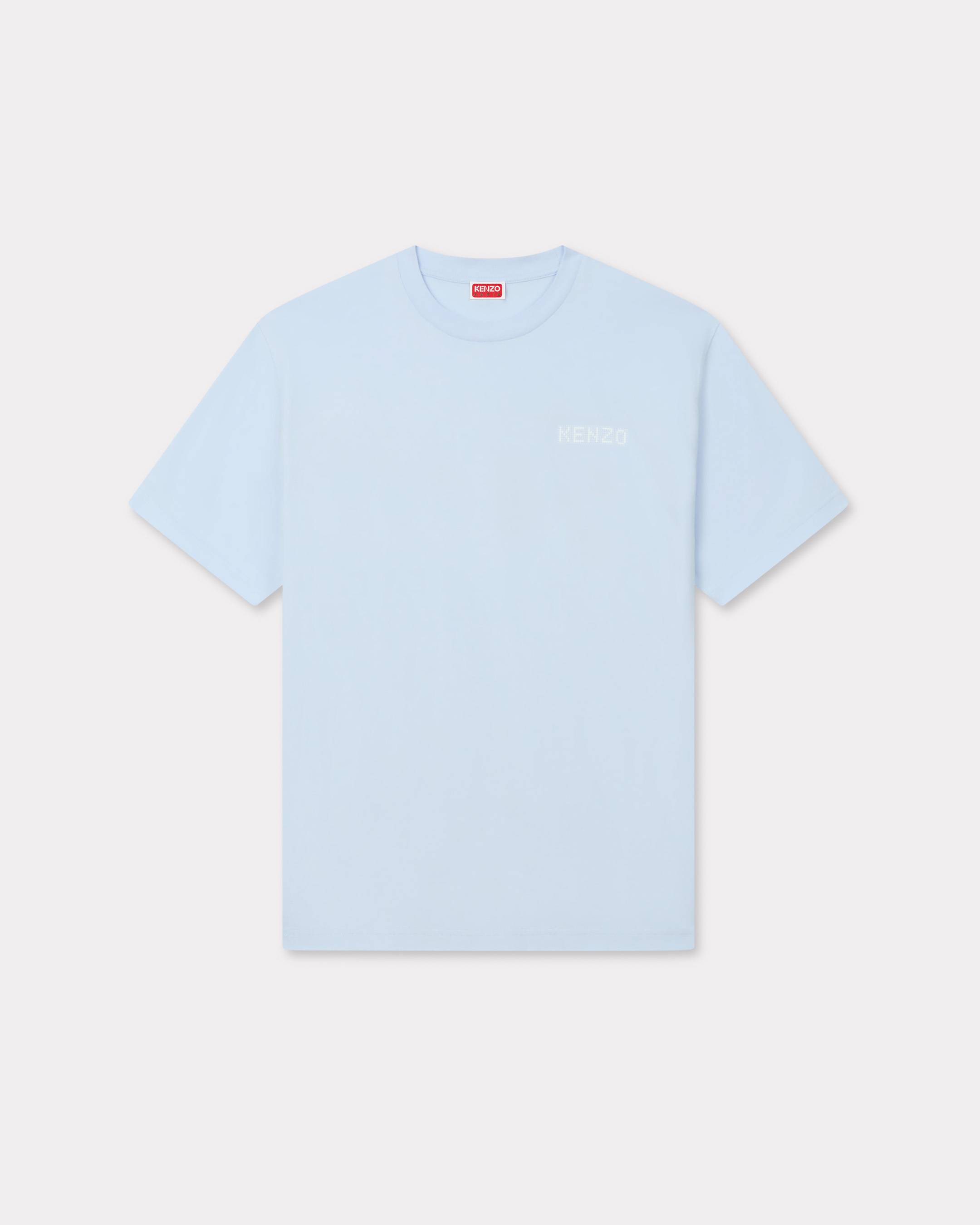 KENZO ' City' T-shirt , Man, Light Blue, Size Xxxl, Cotton