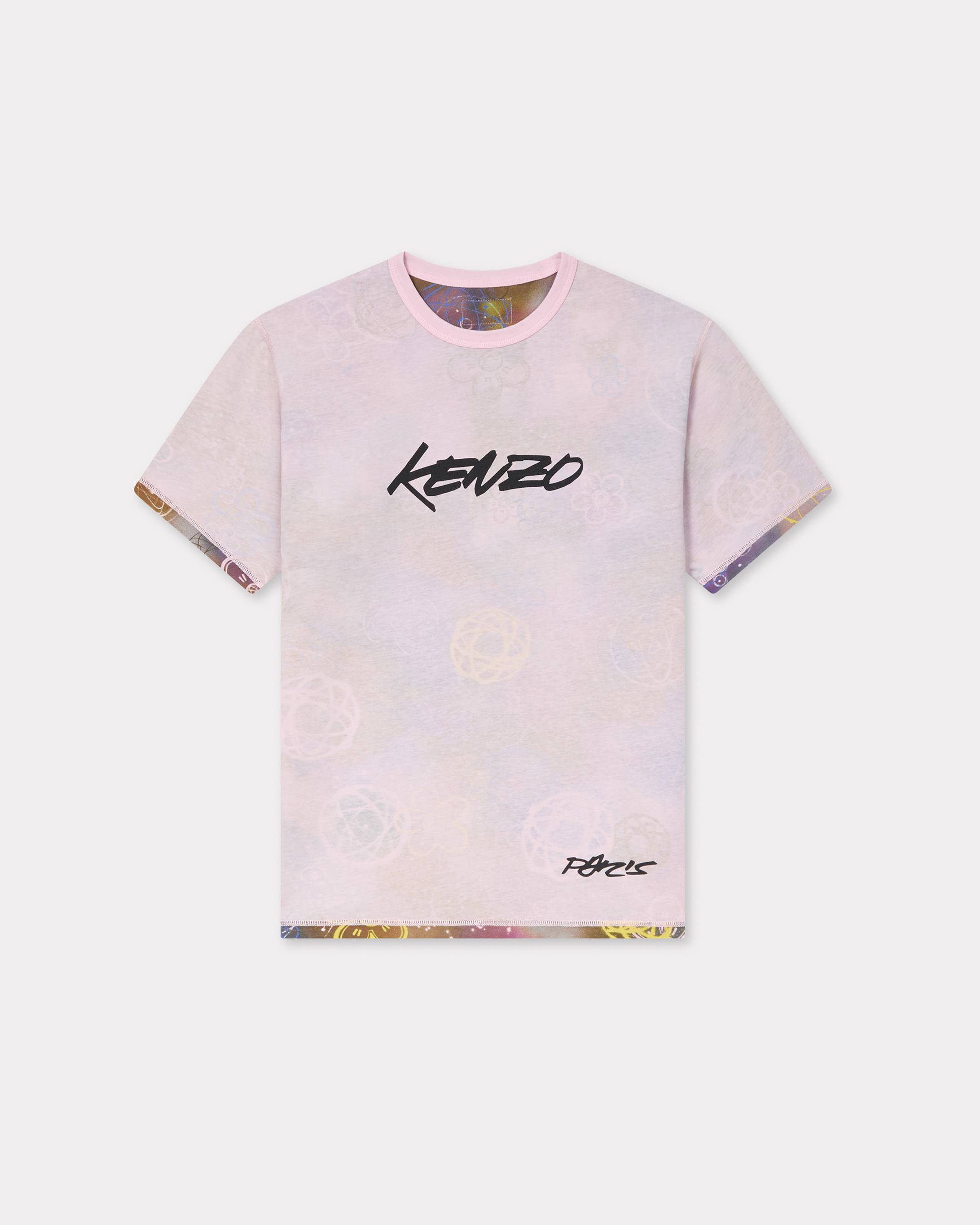 KENZO 'KENZO x Futura 2000' Reversible T-shirt, Man, Pink, XXL, Cotton