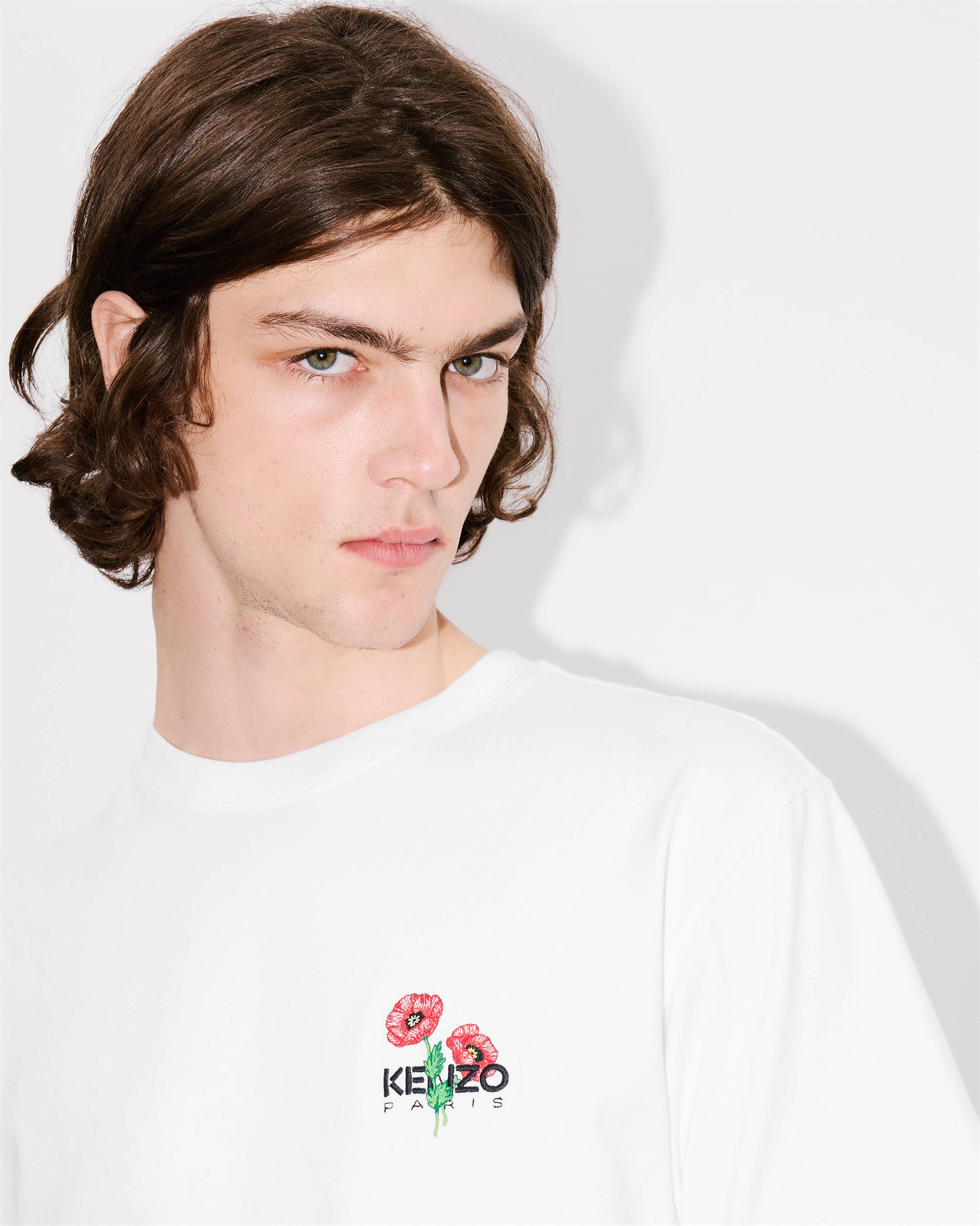 KENZO Archive Bouquet' embroidered T-shirt in cotton | Men's