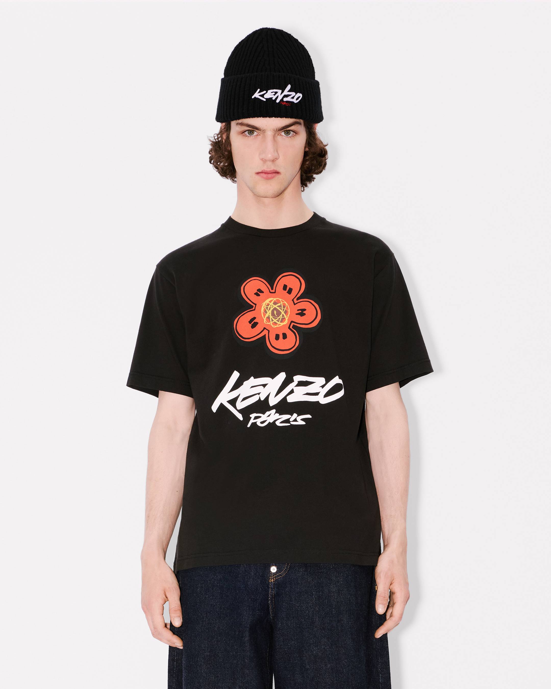 Tシャツ・カットソー Kenzo Kenzo Futura Print T-Shirt Shop KENZO - Futura Logo Crewneck T-Shirt | Saks Fifth