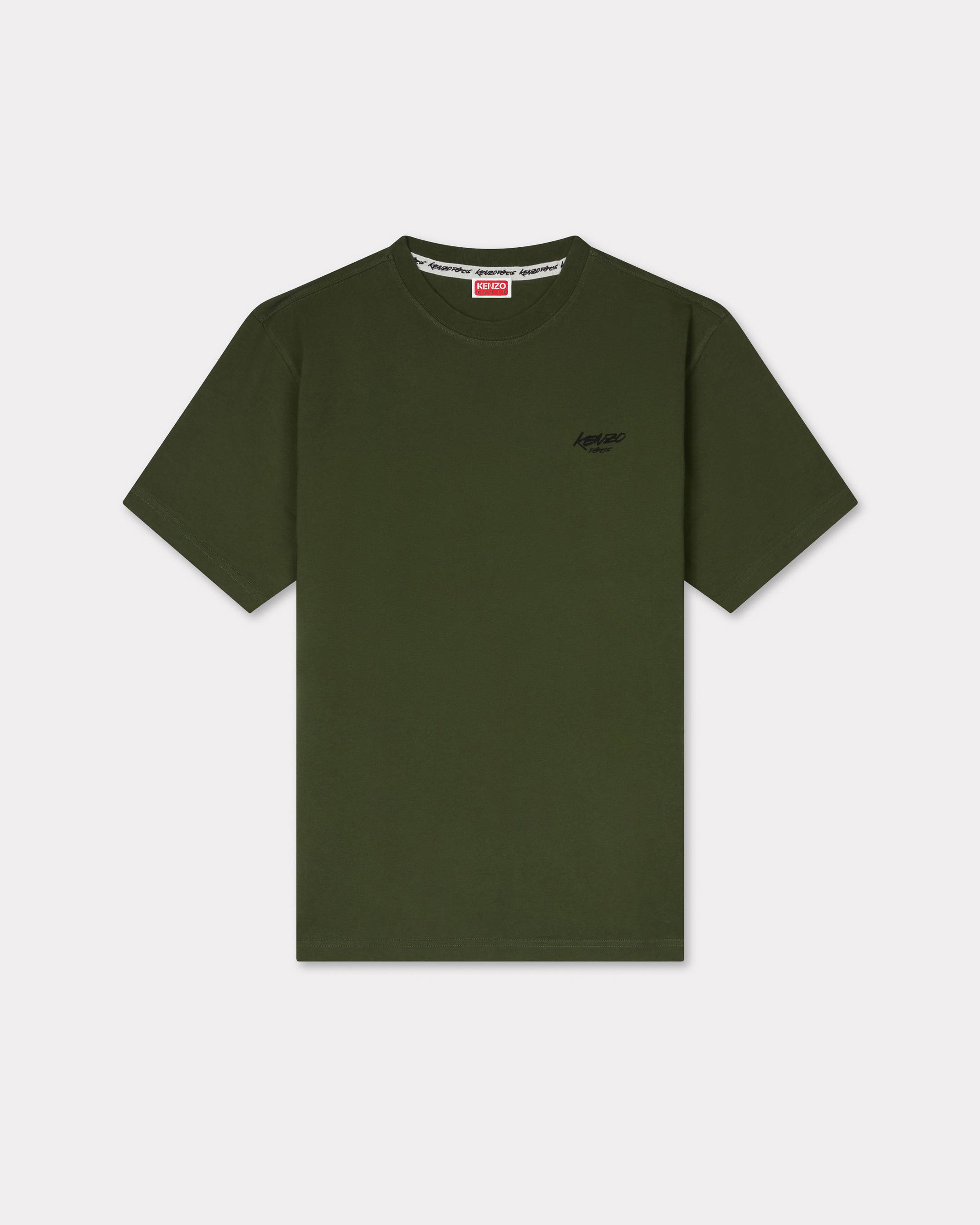 KENZO ' x Futura 2000' T-shirt , Man, Olive, Size Xl, Cotton