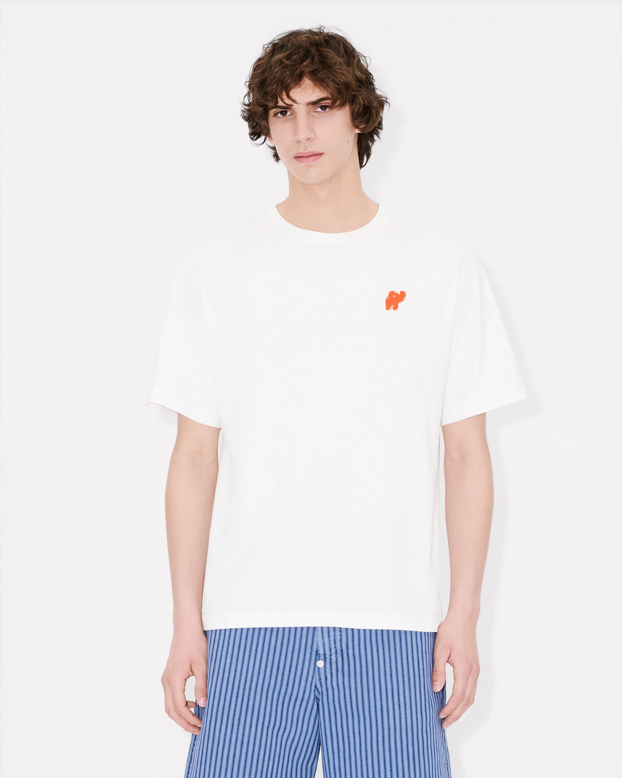 KENZO Elephant Logo' oversized T-shirt in cotton | Men's | KENZO