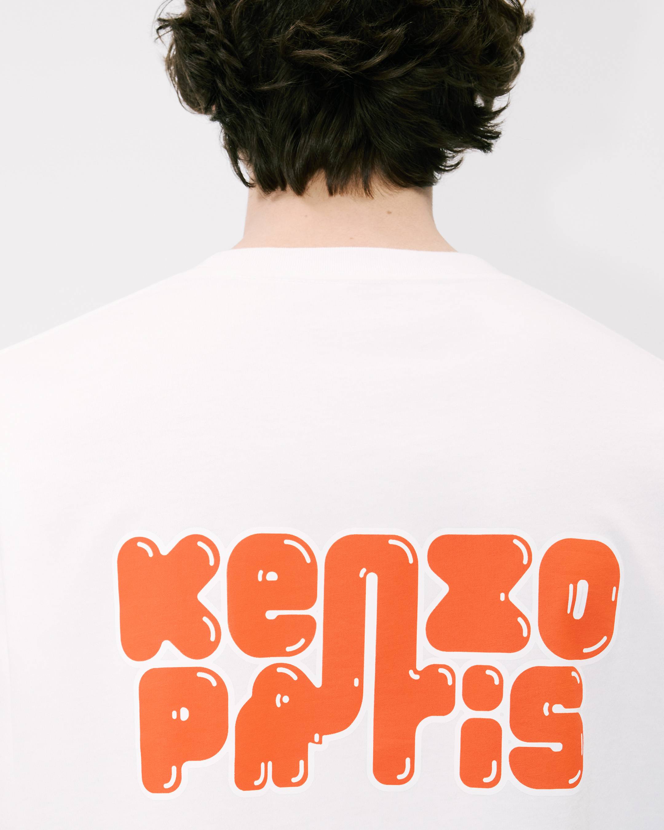 【Kenzo】T-SHIRT◆FE65TS4744SG Boke Flower' embroidered T-shirt in cotton | Men's | KENZO